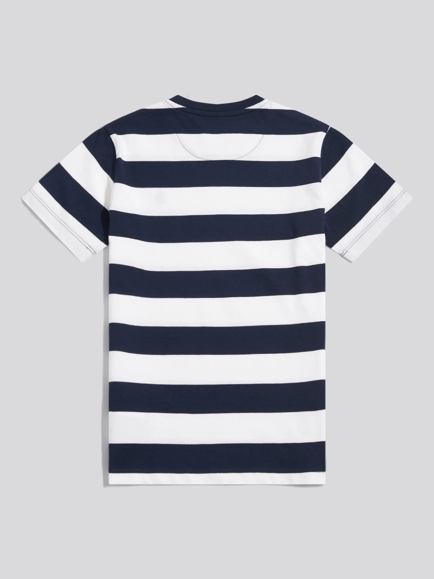 Boys Classic Stripe T-Shirt Dark Sapphire Navy - Image 6