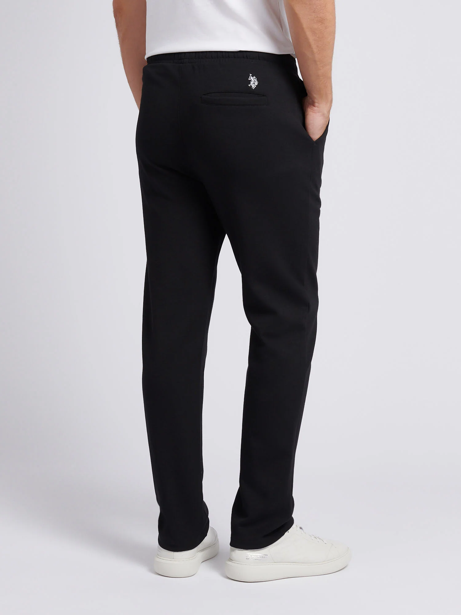 Mens Comfort Drawstring Smart Jogger in Black - Image 4