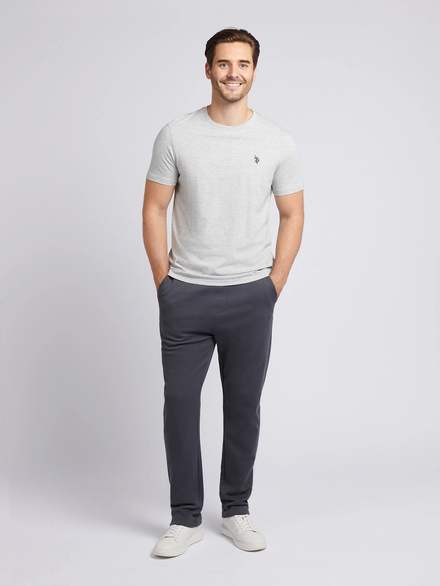 Mens Comfort Drawstring Smart Jogger in Ebony - Image 3