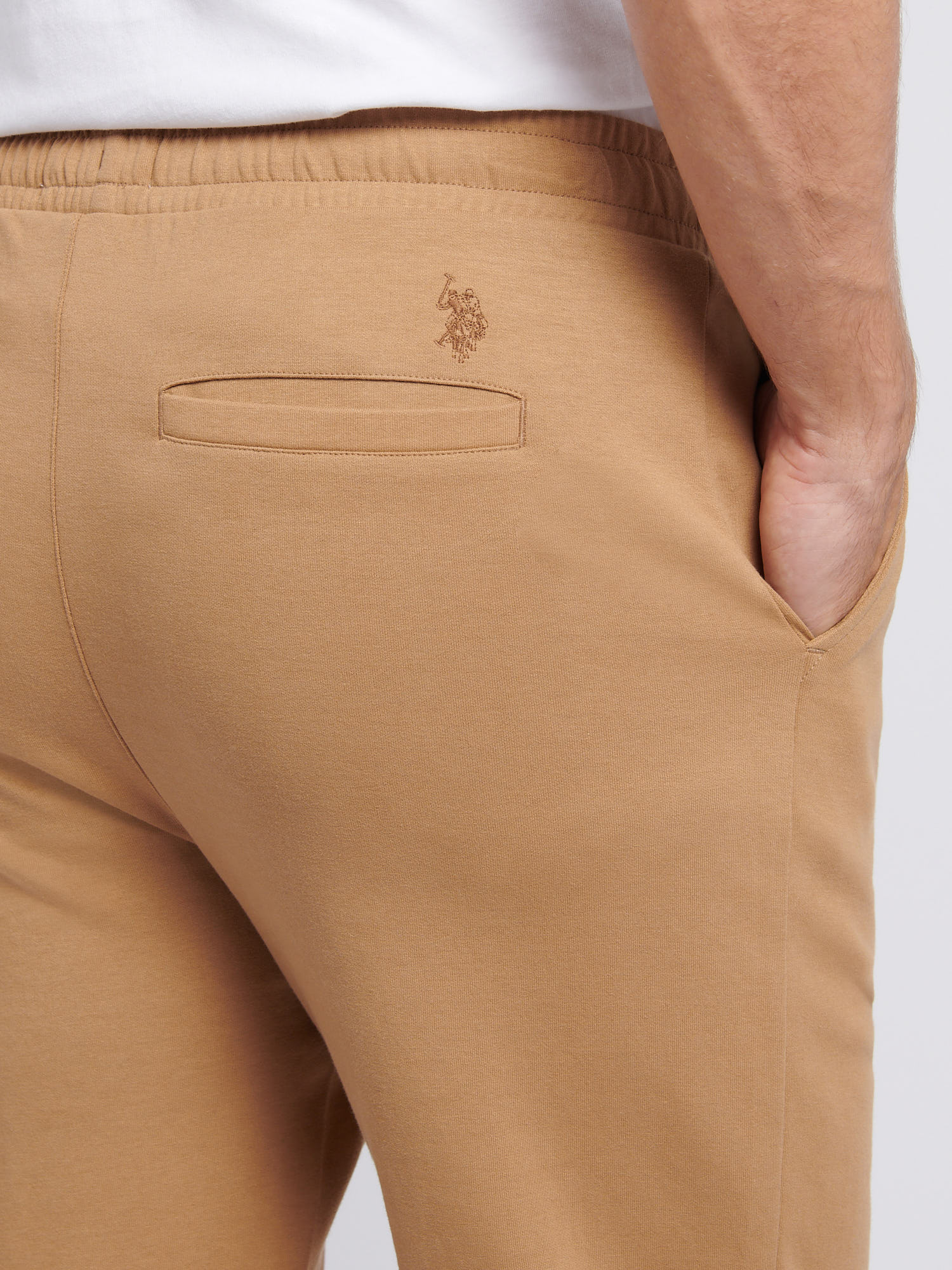 Mens Comfort Drawstring Smart Jogger in Tigers Eye - Image 2