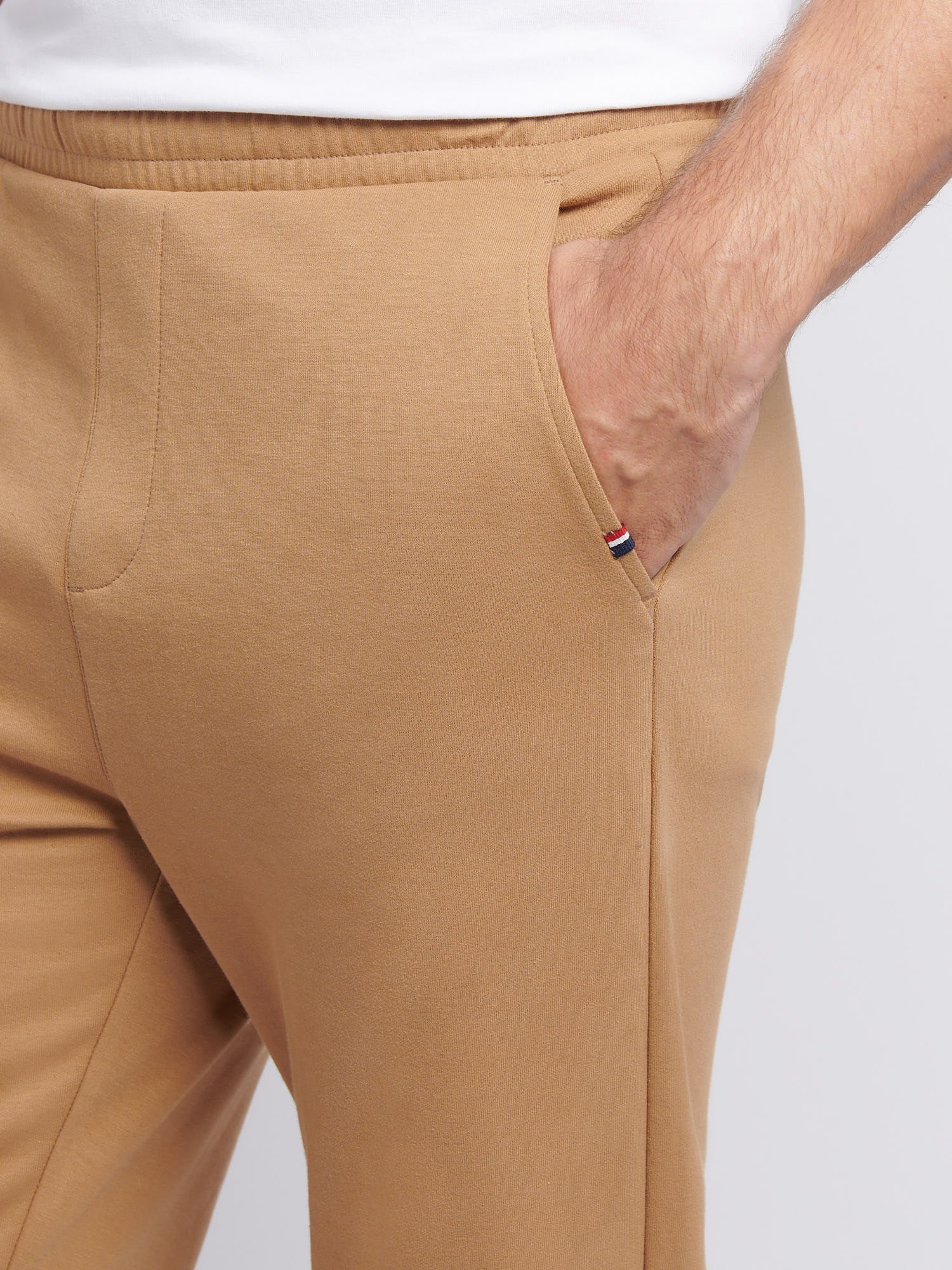 Mens Comfort Drawstring Smart Jogger in Tigers Eye - Image 5