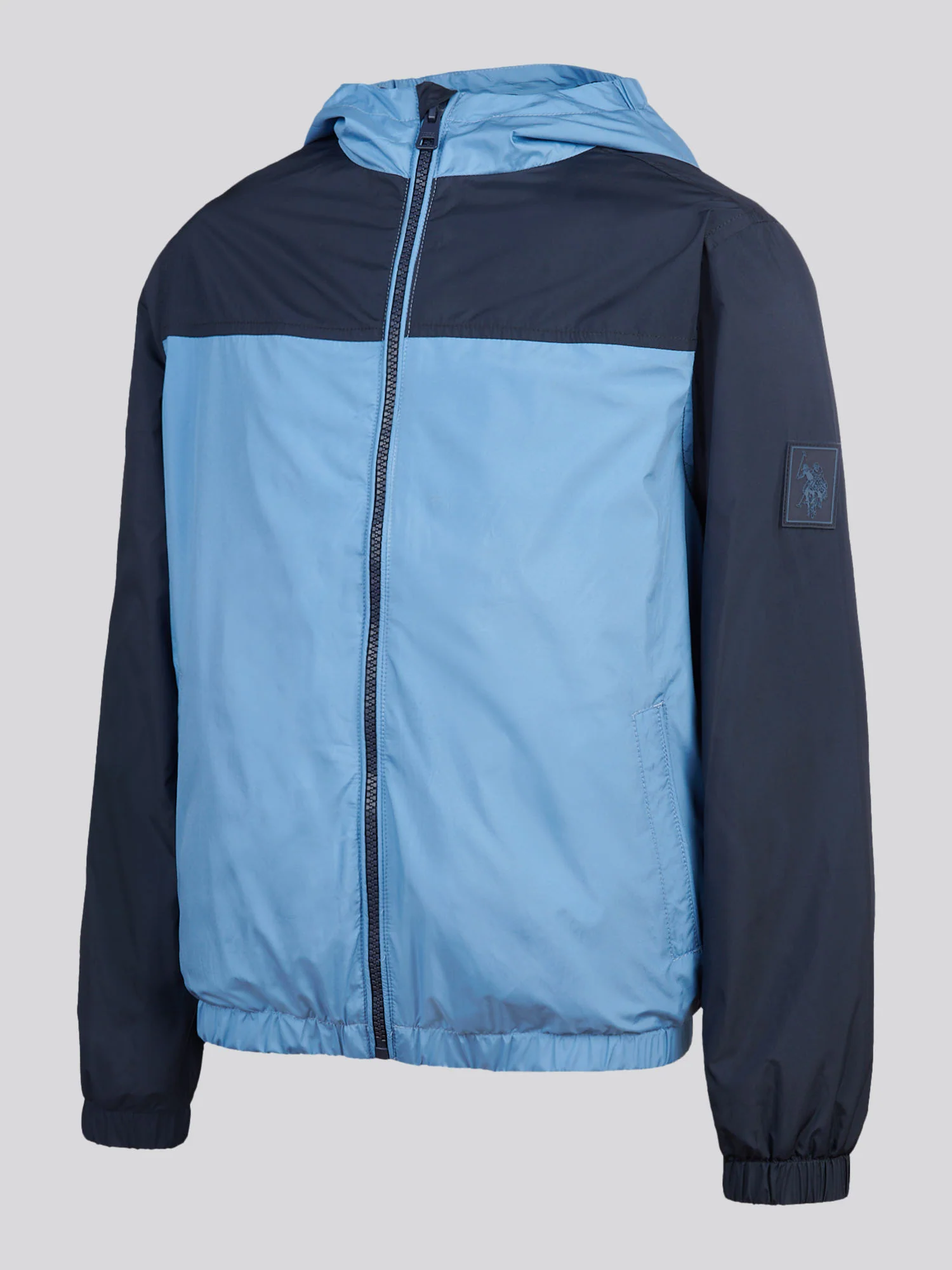 Boys Contrast Panelled Windbreaker Jacket Riviera - Image 7
