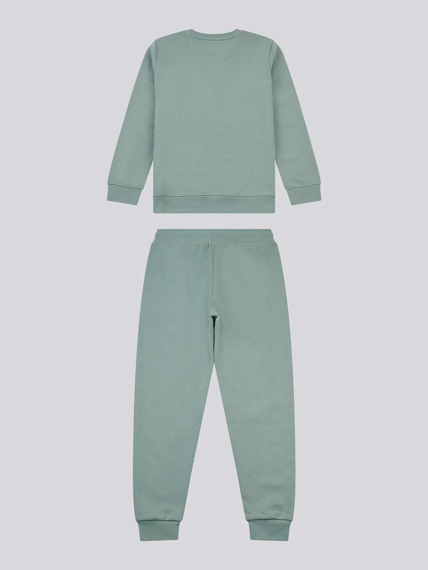 Boys Double Horsemen Crew & Jogger Set in Chinois Green - Image 11