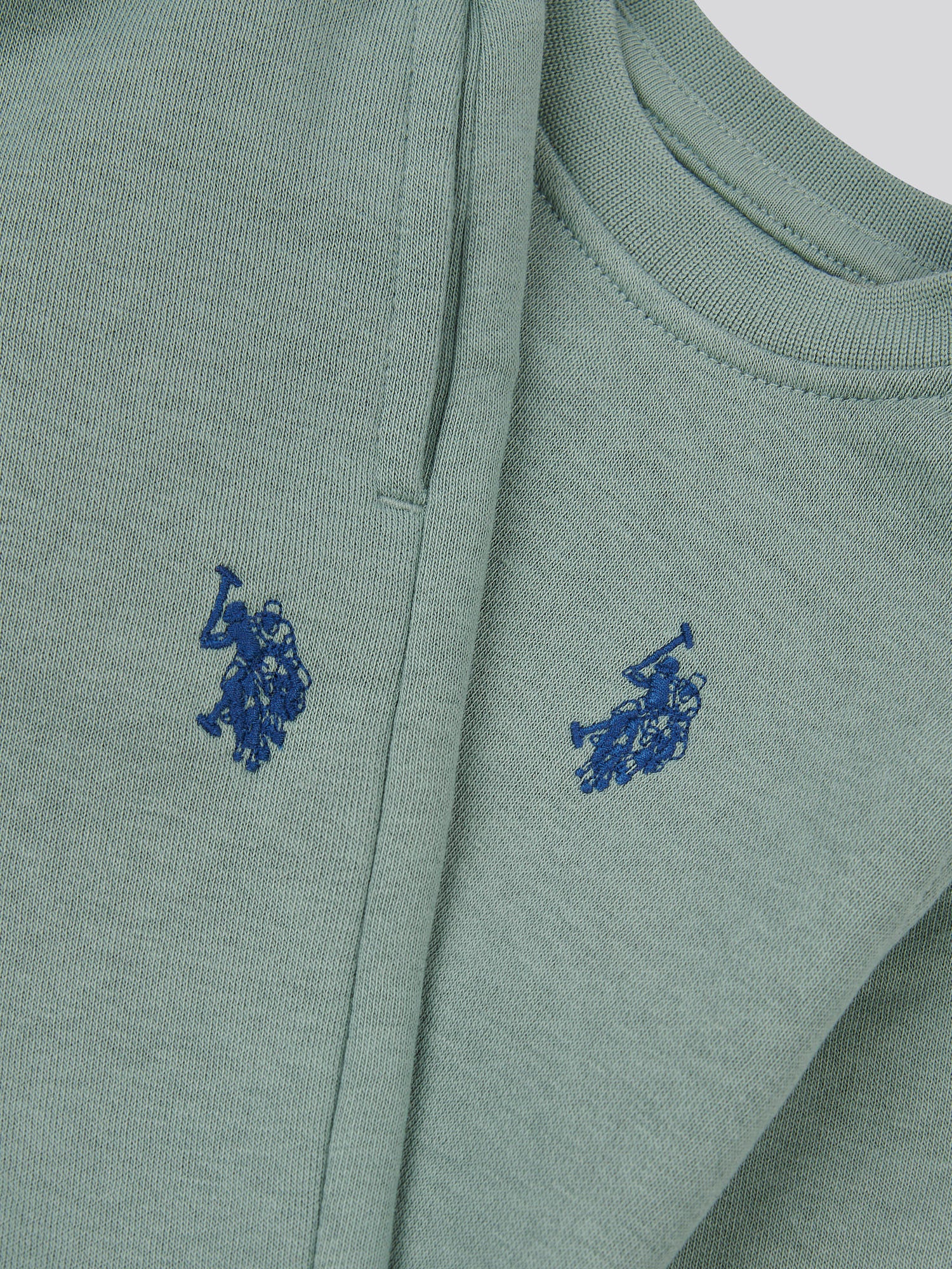 Boys Double Horsemen Crew & Jogger Set in Chinois Green - Image 7