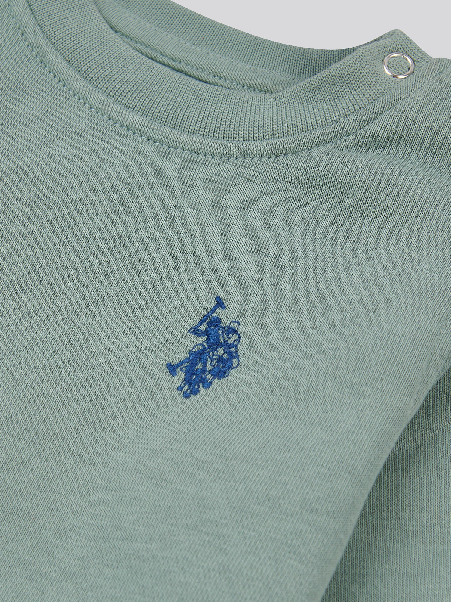 Boys Double Horsemen Crew & Jogger Set in Chinois Green - Image 8