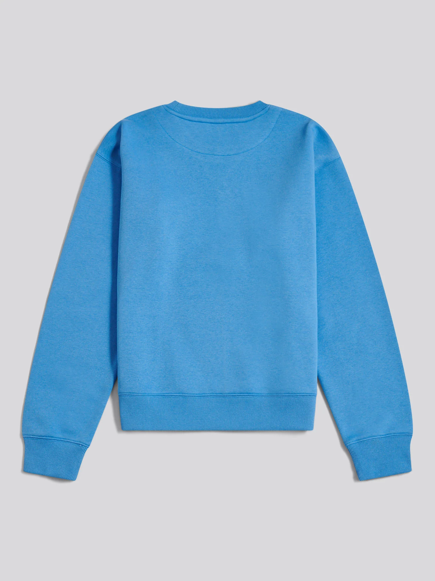 Womens Double Horsemen Crew Sweatshirt Regatta Blue - Image 7