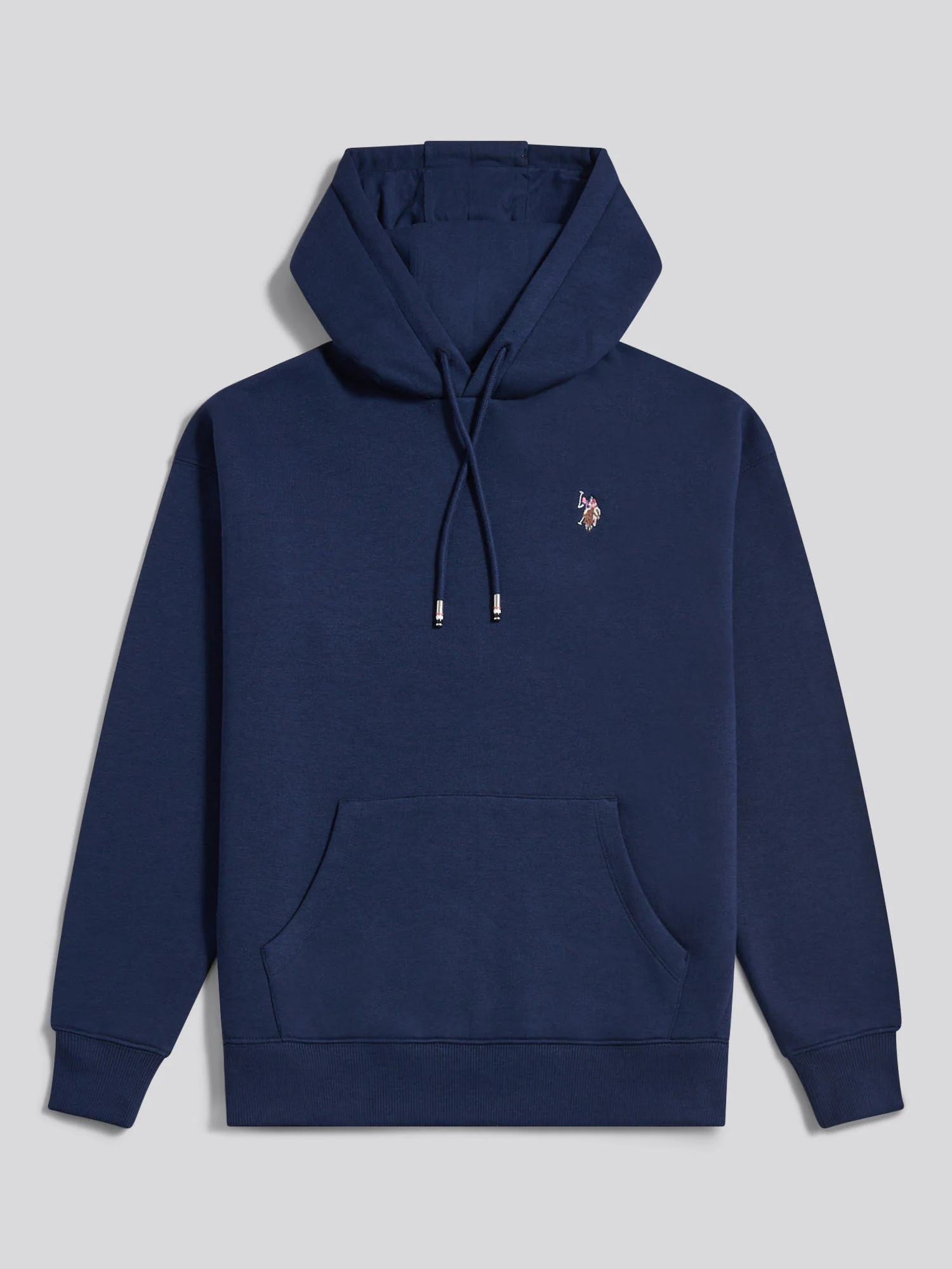 Womens Double Horsemen Hoodie Navy Iris - Image 5
