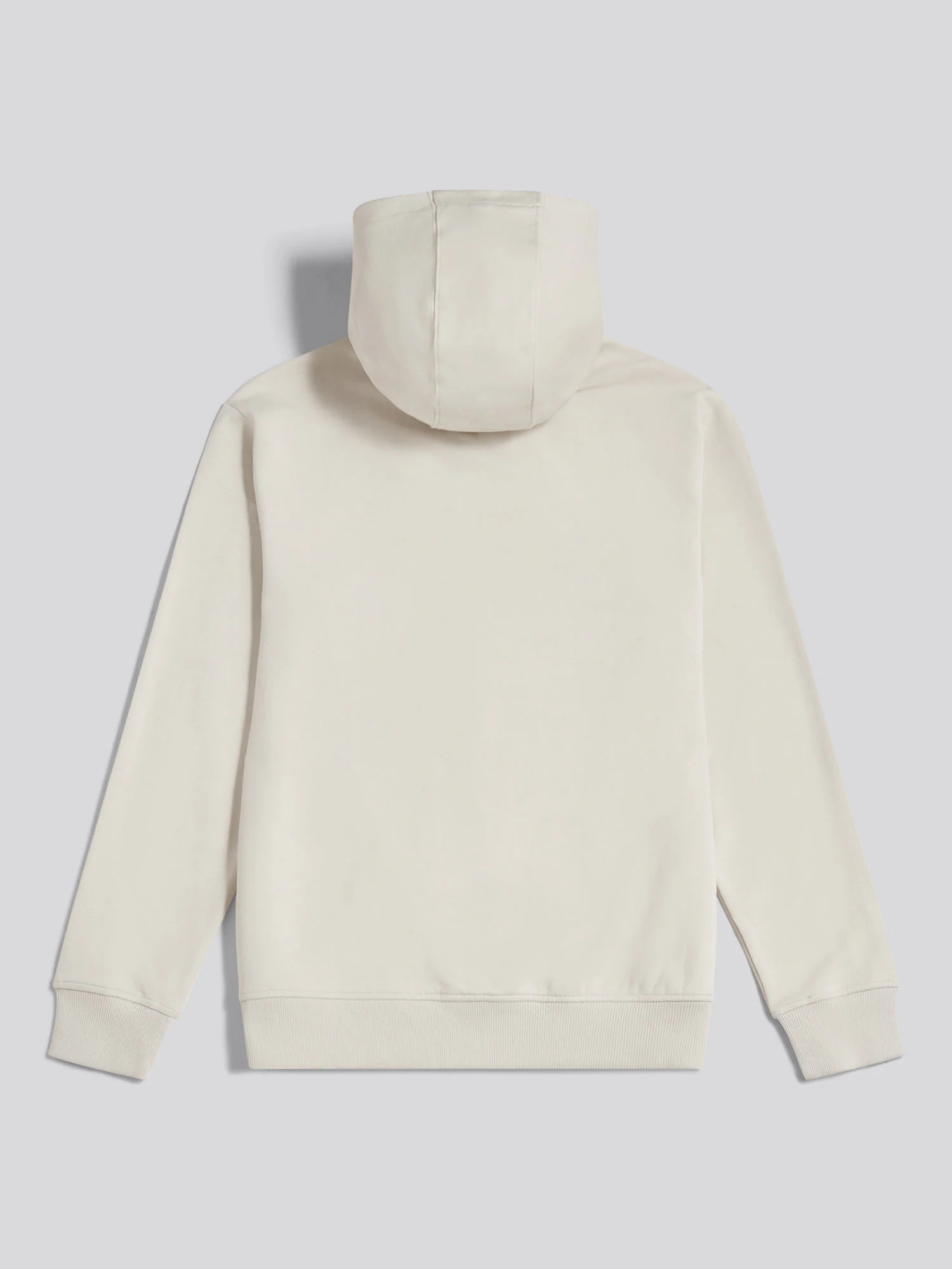 Mens Double Horsemen Interlock Zip Hoodie Beige - Image 7