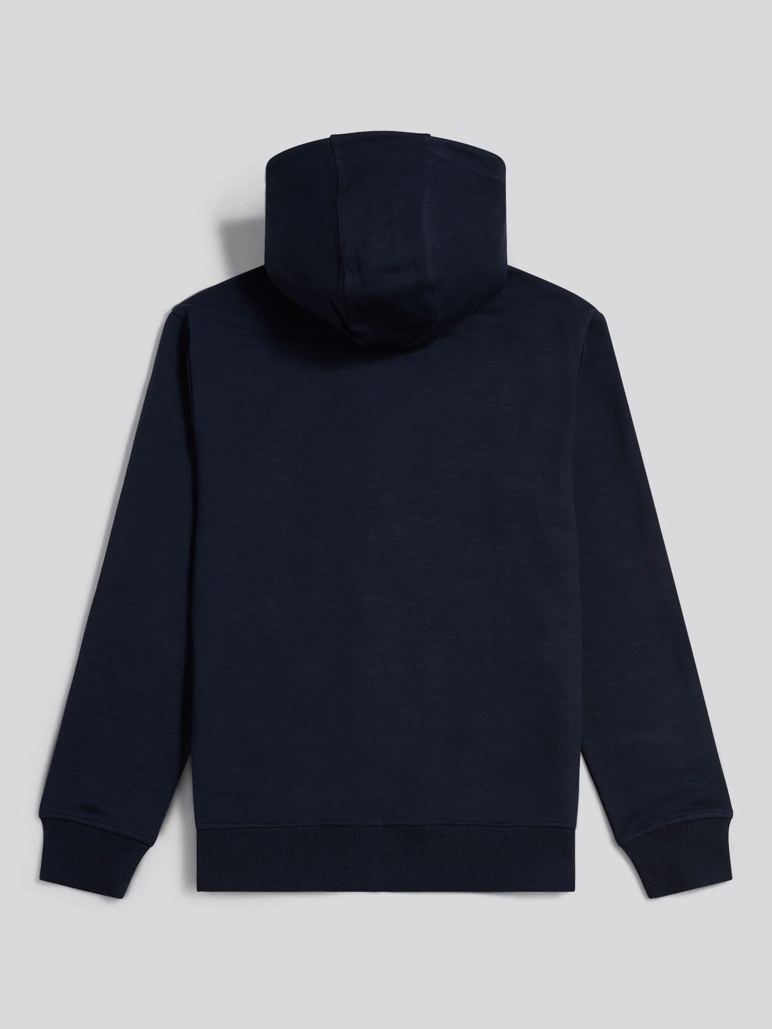 Mens Double Horsemen Interlock Zip Hoodie Dark Sapphire Navy - Image 6