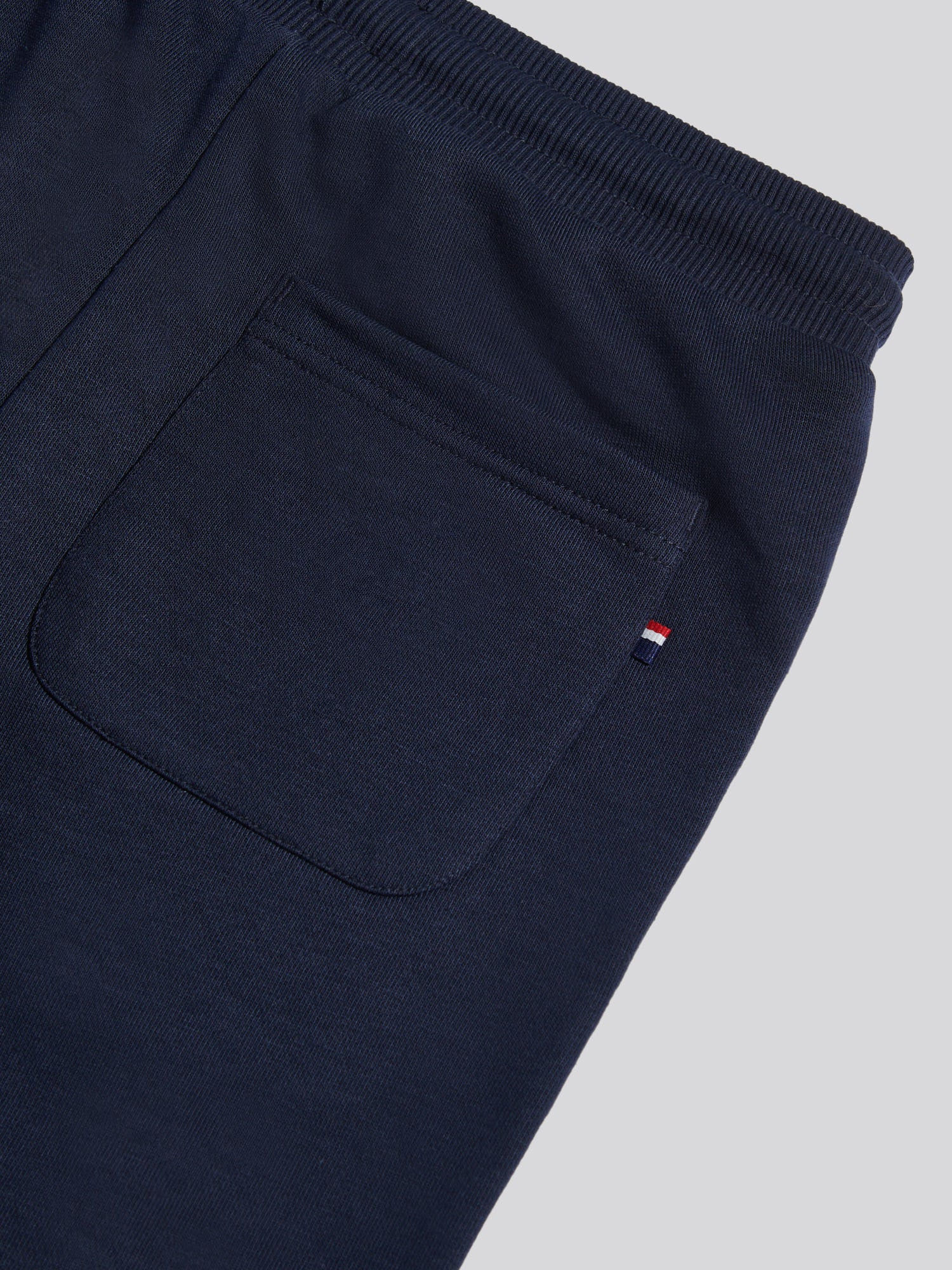 Boys Double Horsemen Sweat Shorts Dark Sapphire Navy / Haute Red DHM - Image 8