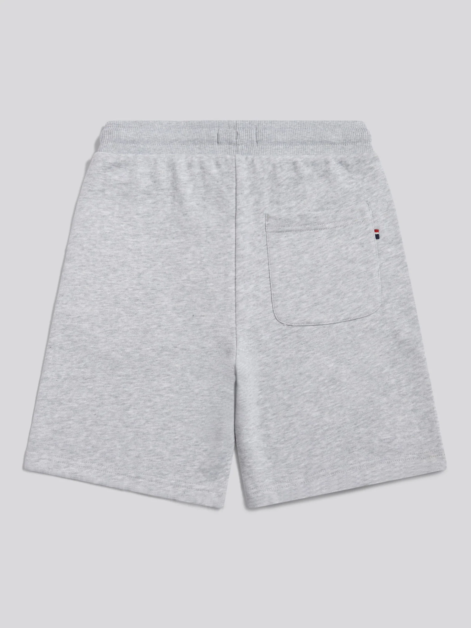 Boys Double Horsemen Sweat Shorts Mid Grey Marl - Image 6
