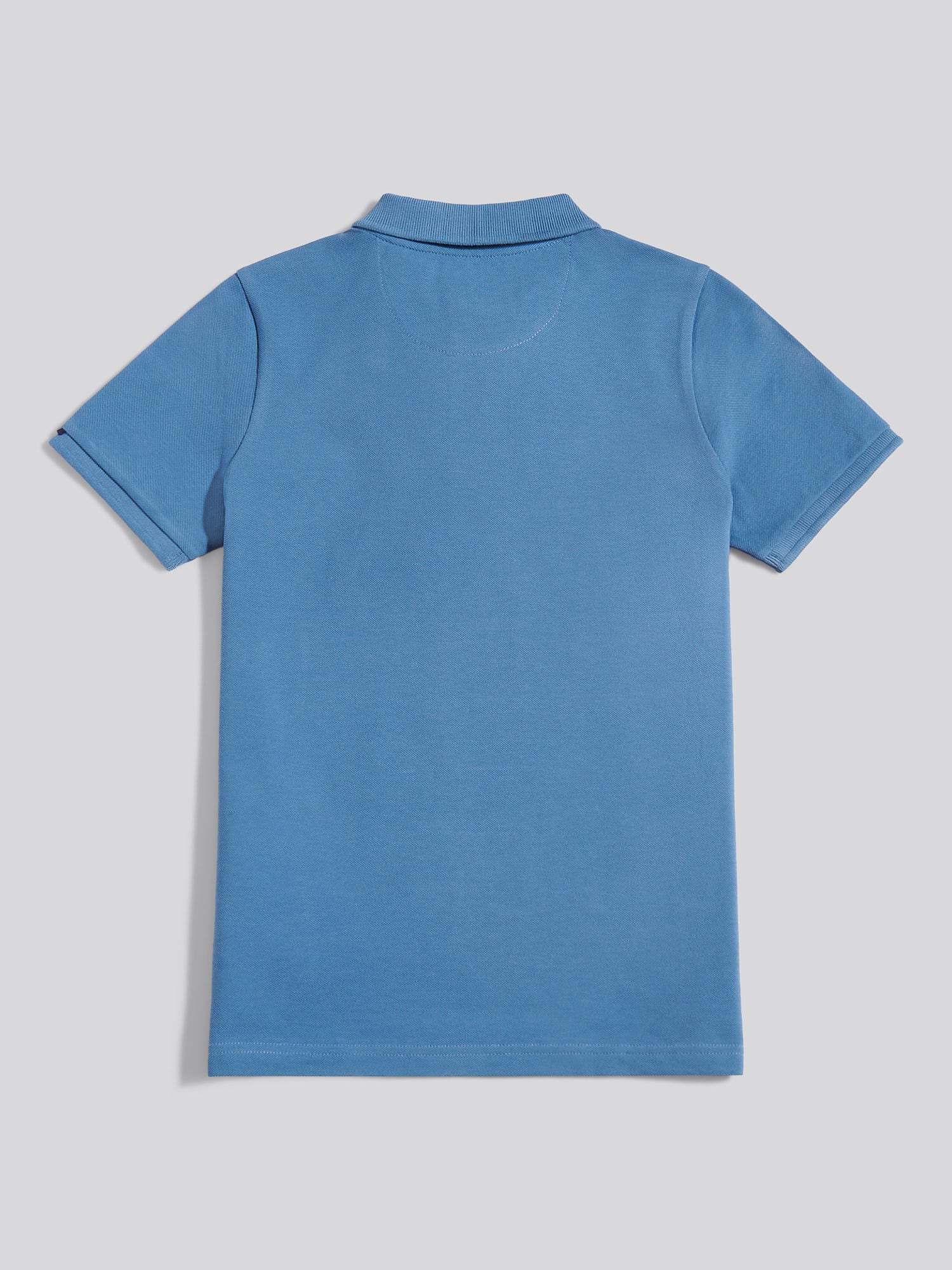 Boys Double Horsemen Polo Shirt Blue Horizon - Image 6