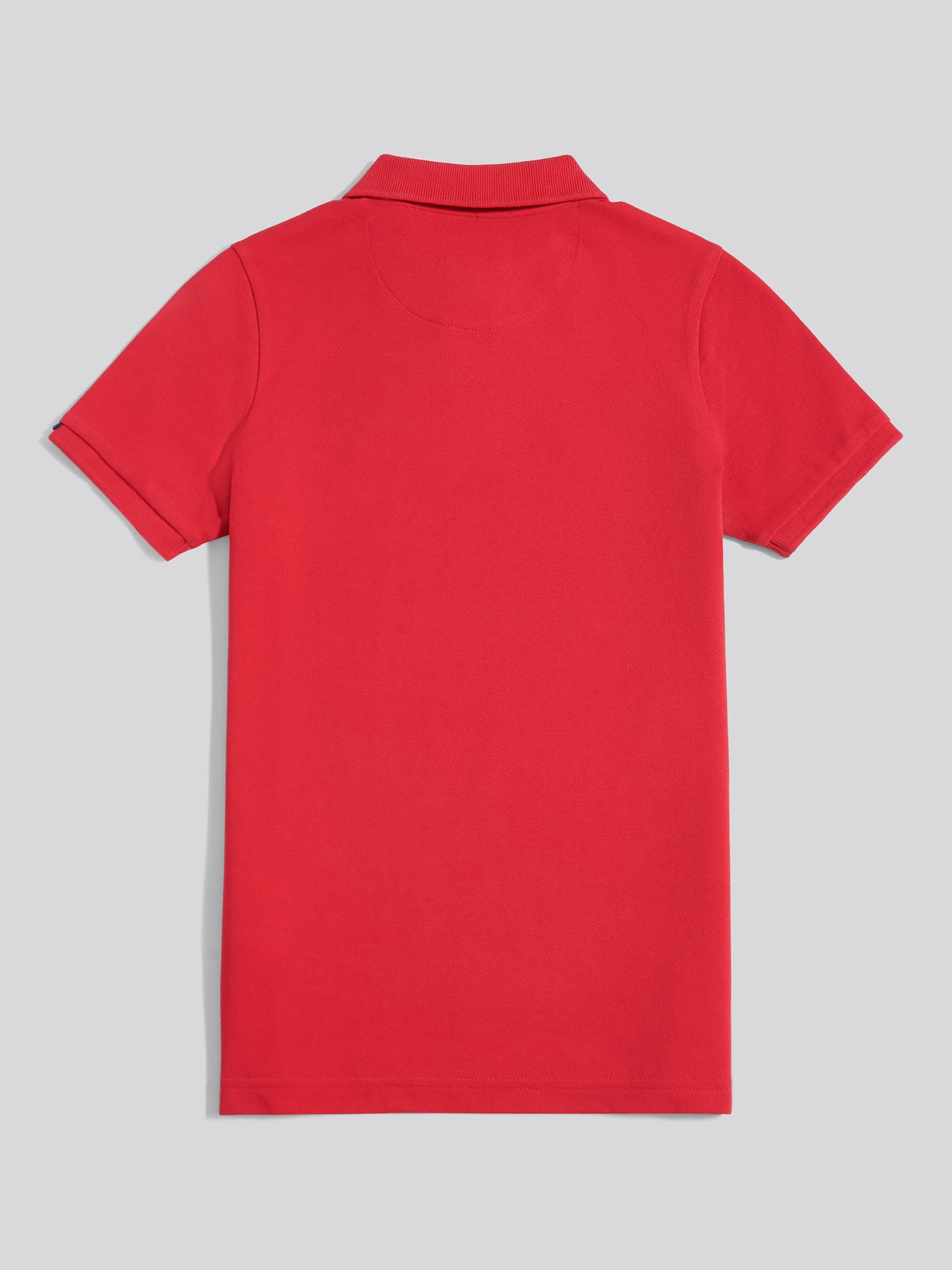 Boys Double Horsemen Polo Shirt Haute Red - Image 6