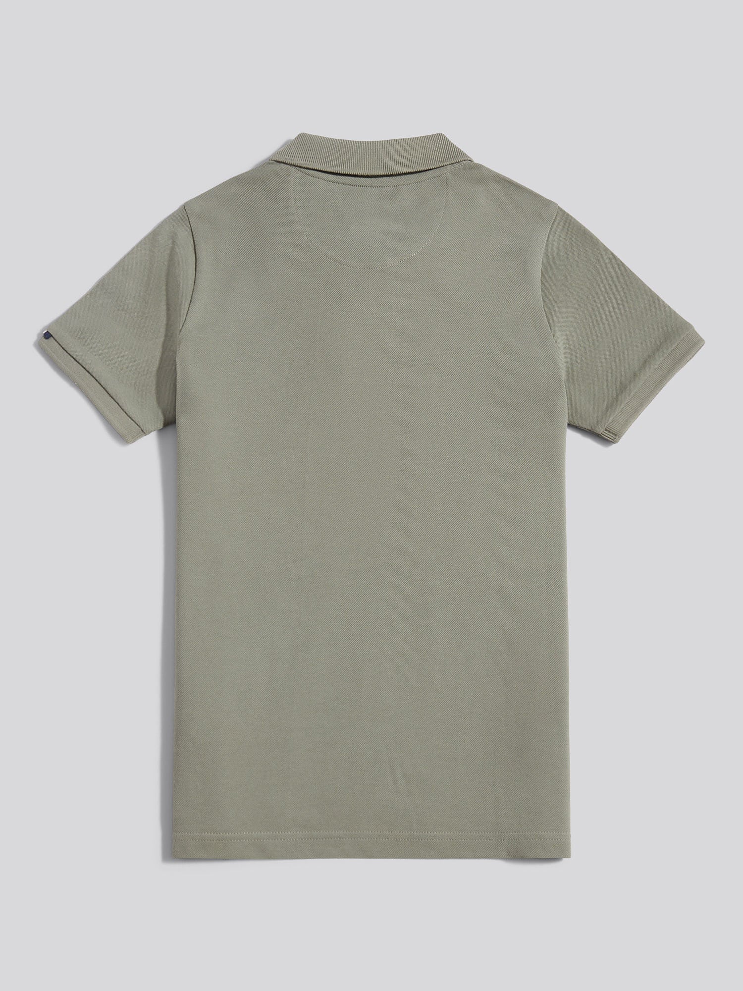 Boys Double Horsemen Polo Shirt Mulled Basil - Image 6