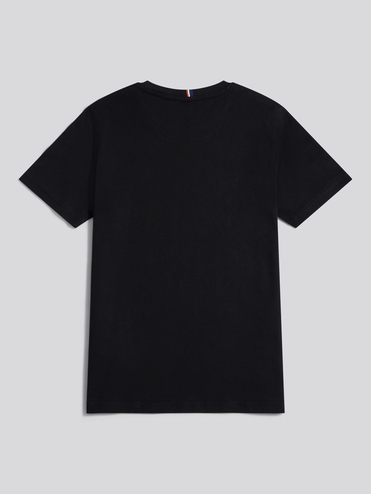 Boys Texture Double Horsemen T-Shirt Black Bright White DHM - Image 8
