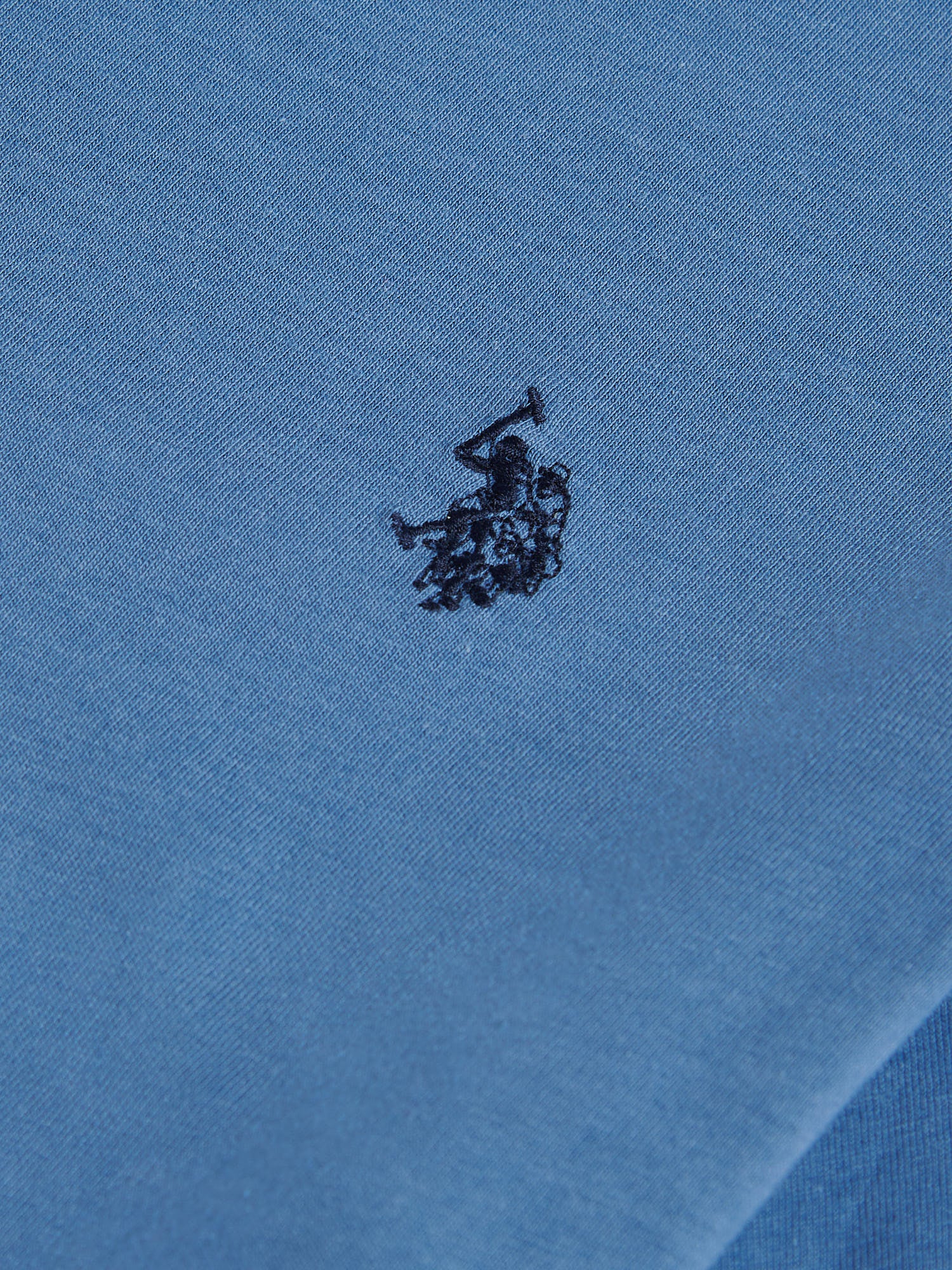 Boys Texture Double Horsemen T-Shirt Blue Horizon - Image 7