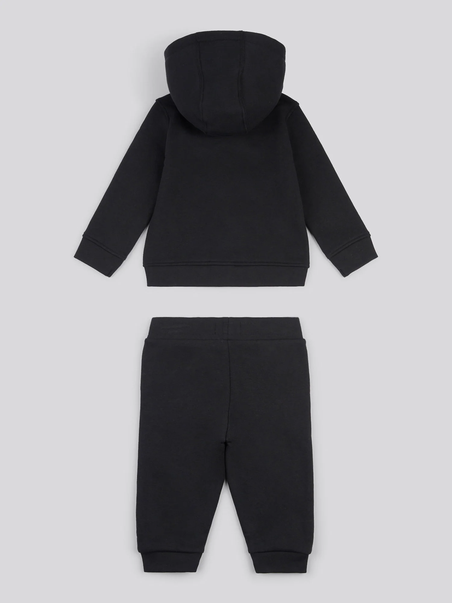 Boys Double Horsemen Zip Hoodie & Jogger Set in Black - Image 12