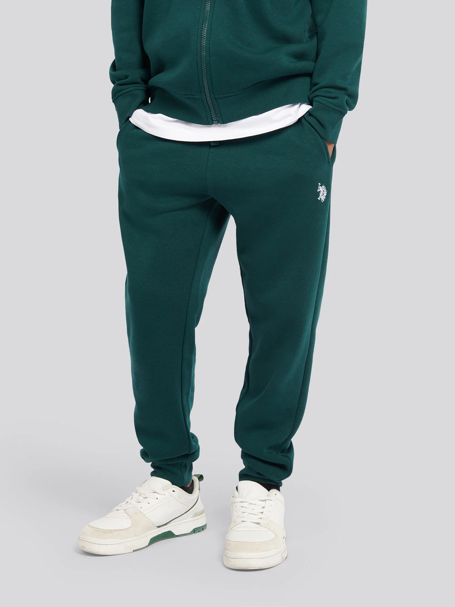 Boys Double Horsemen Zip Hoodie & Jogger Set in Ponderosa Pine - Image 4