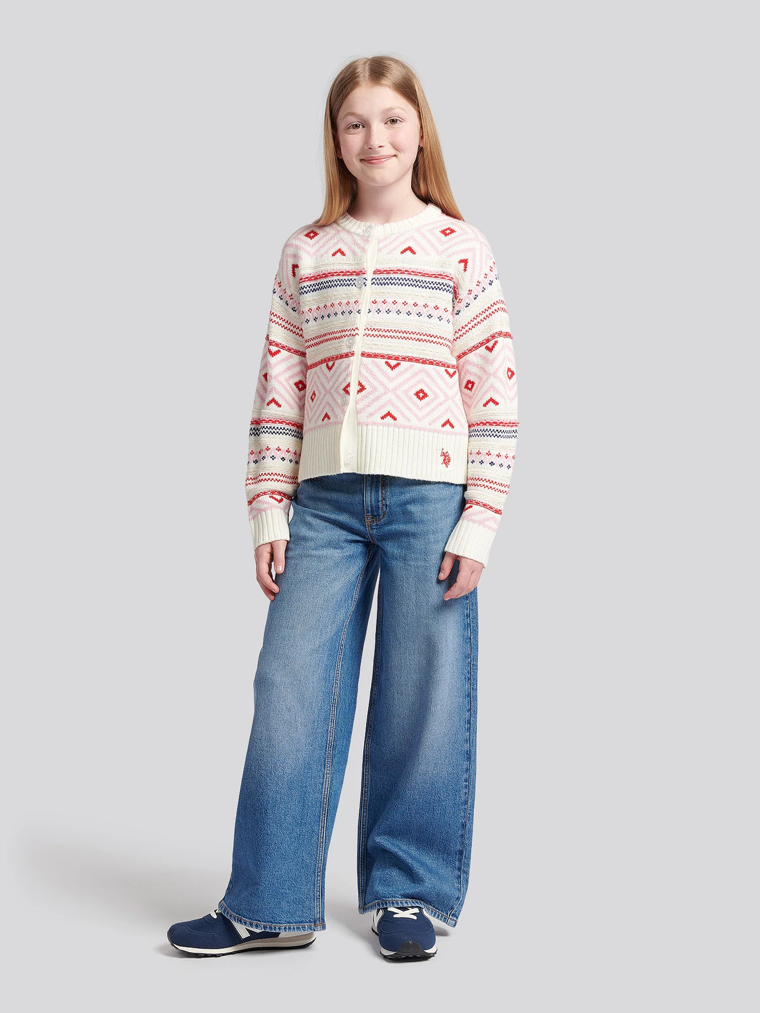 Fair ISLE Cardigan Marshmallow - Image 3