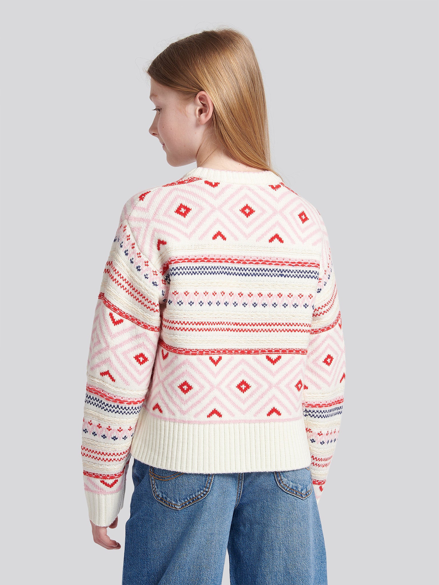 Fair ISLE Cardigan Marshmallow - Image 4