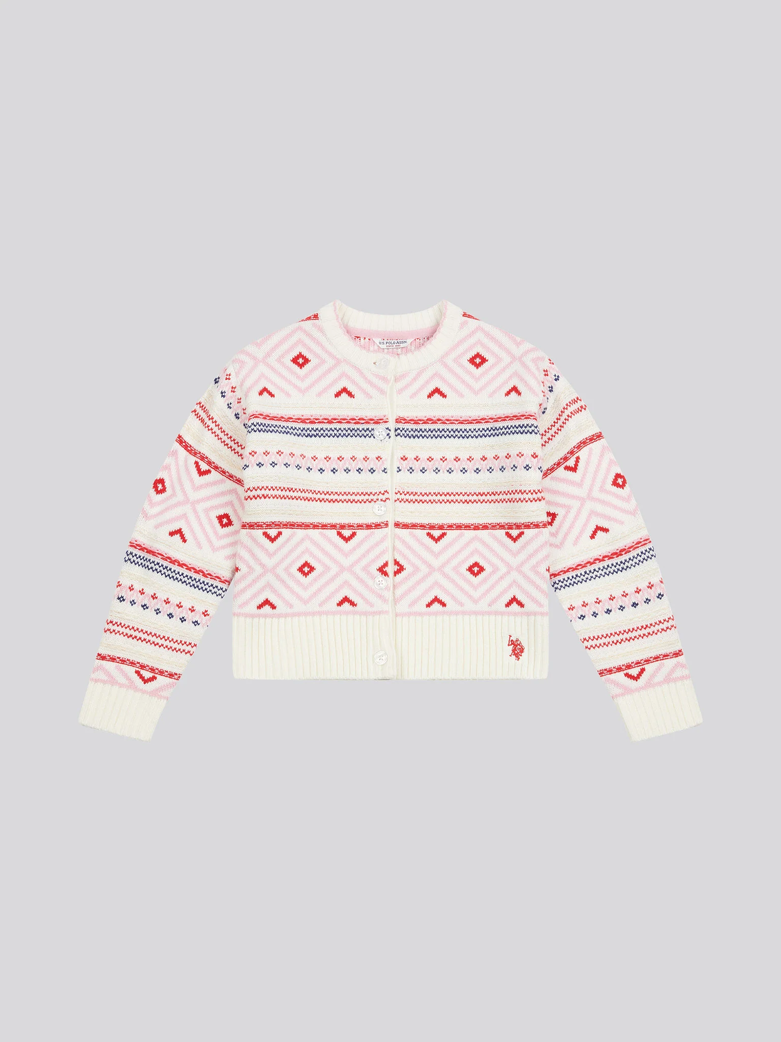 Fair ISLE Cardigan Marshmallow - Image 5