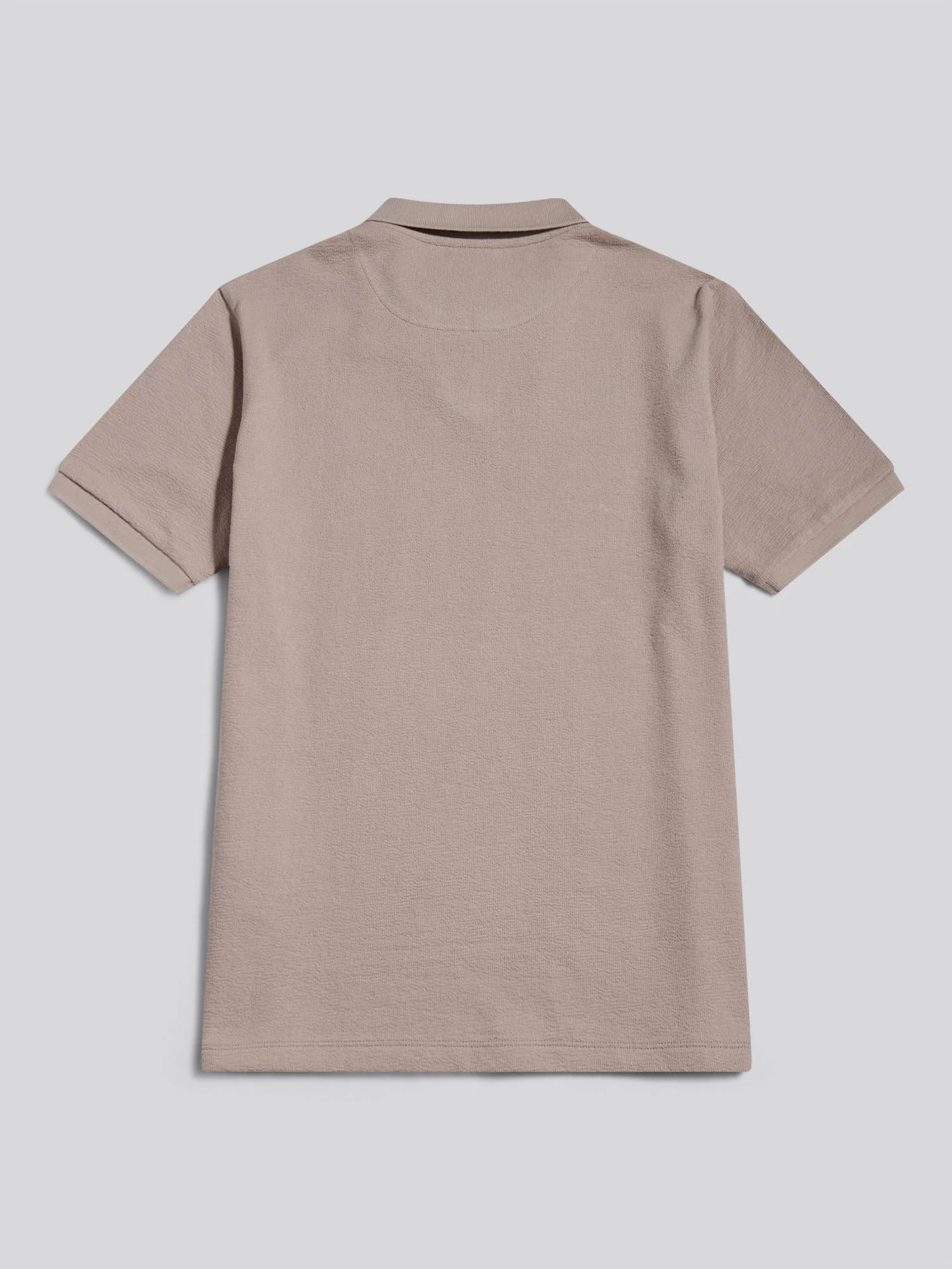Mens Terry Open Collar Polo Shirt Atmosphere - Image 6