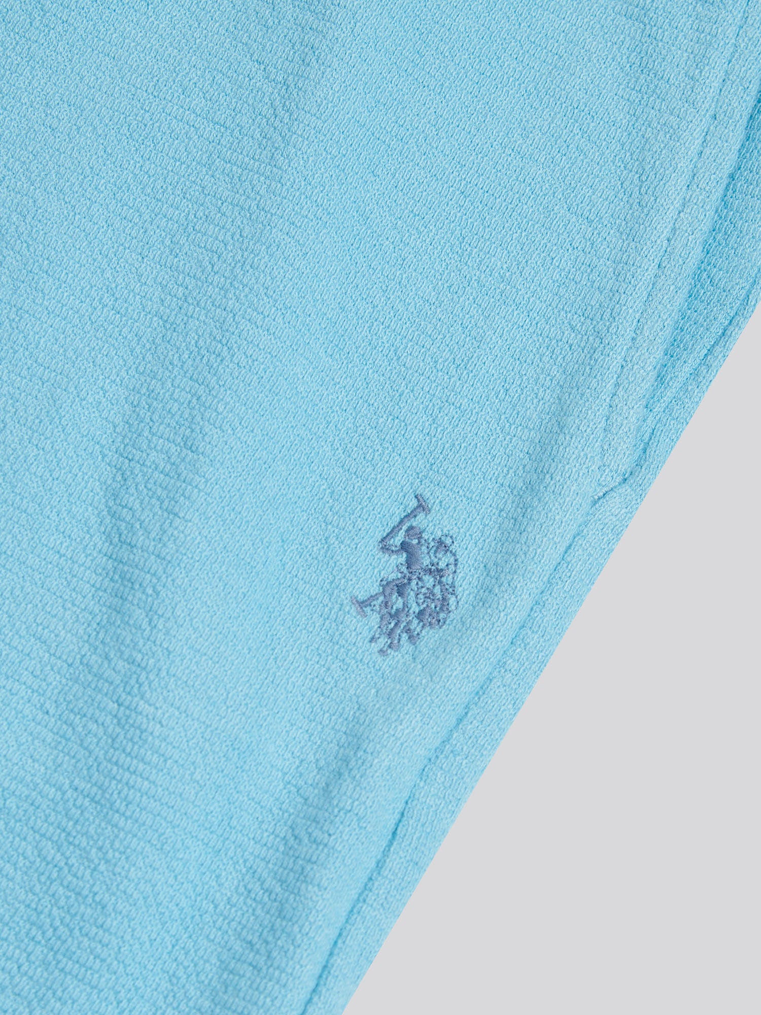 Mens Terry Sweat Shorts Air Blue - Image 7