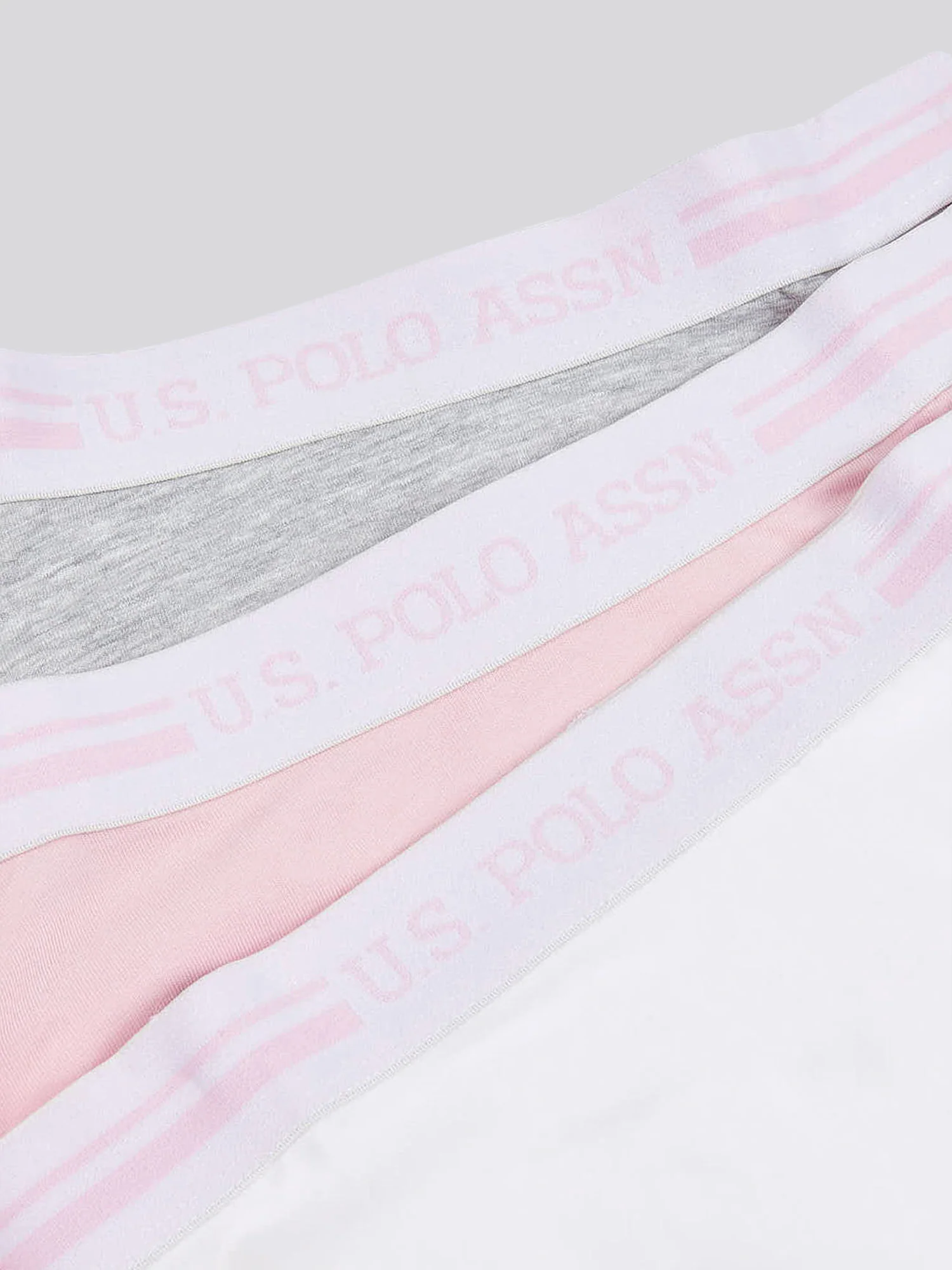 Girls 3 Pack Hipster Brief Underwear in Pink - Image 3