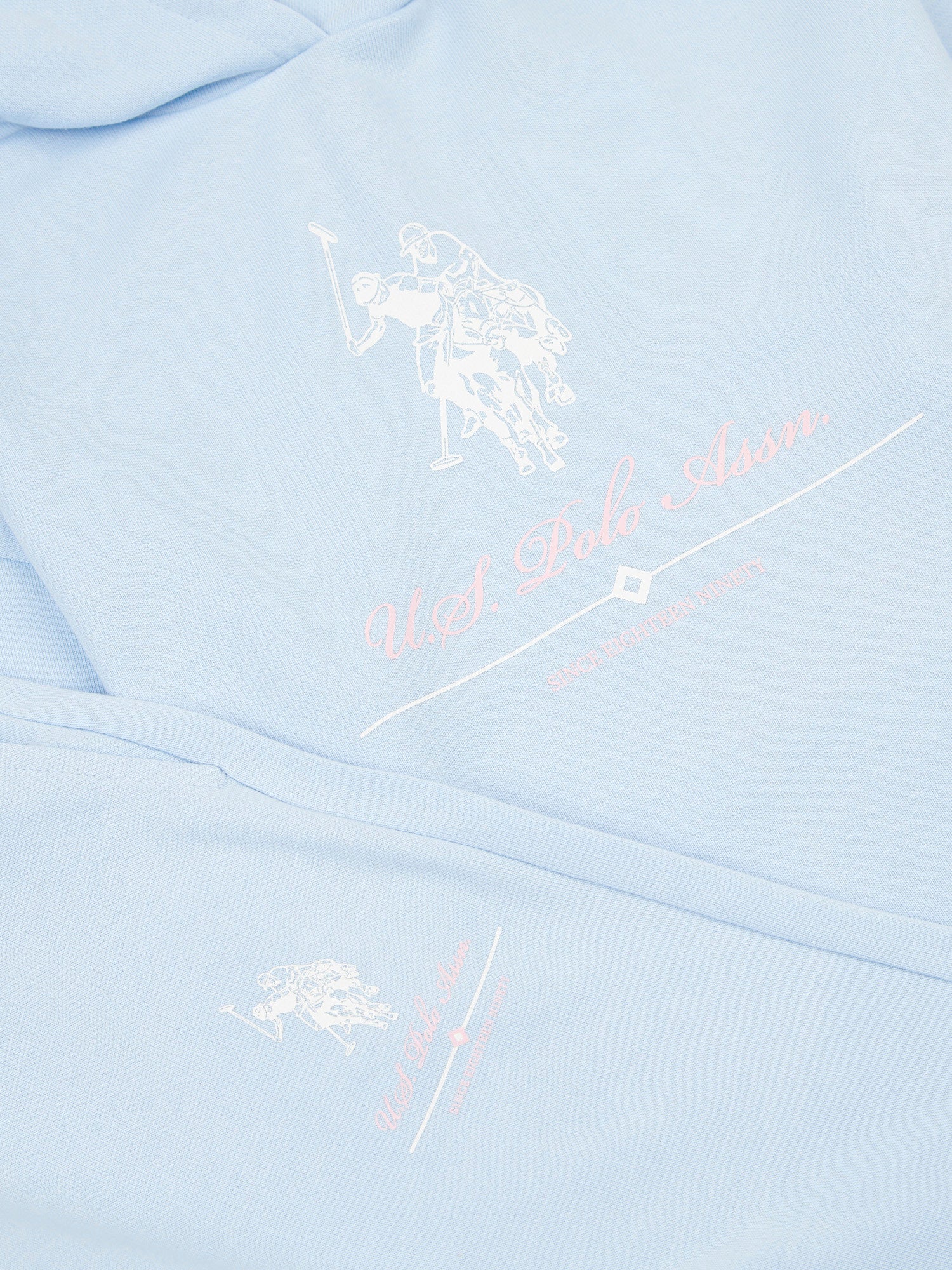 Girls Brushed Back Hoodie & Jogger Set in Windsurfer - Image 10