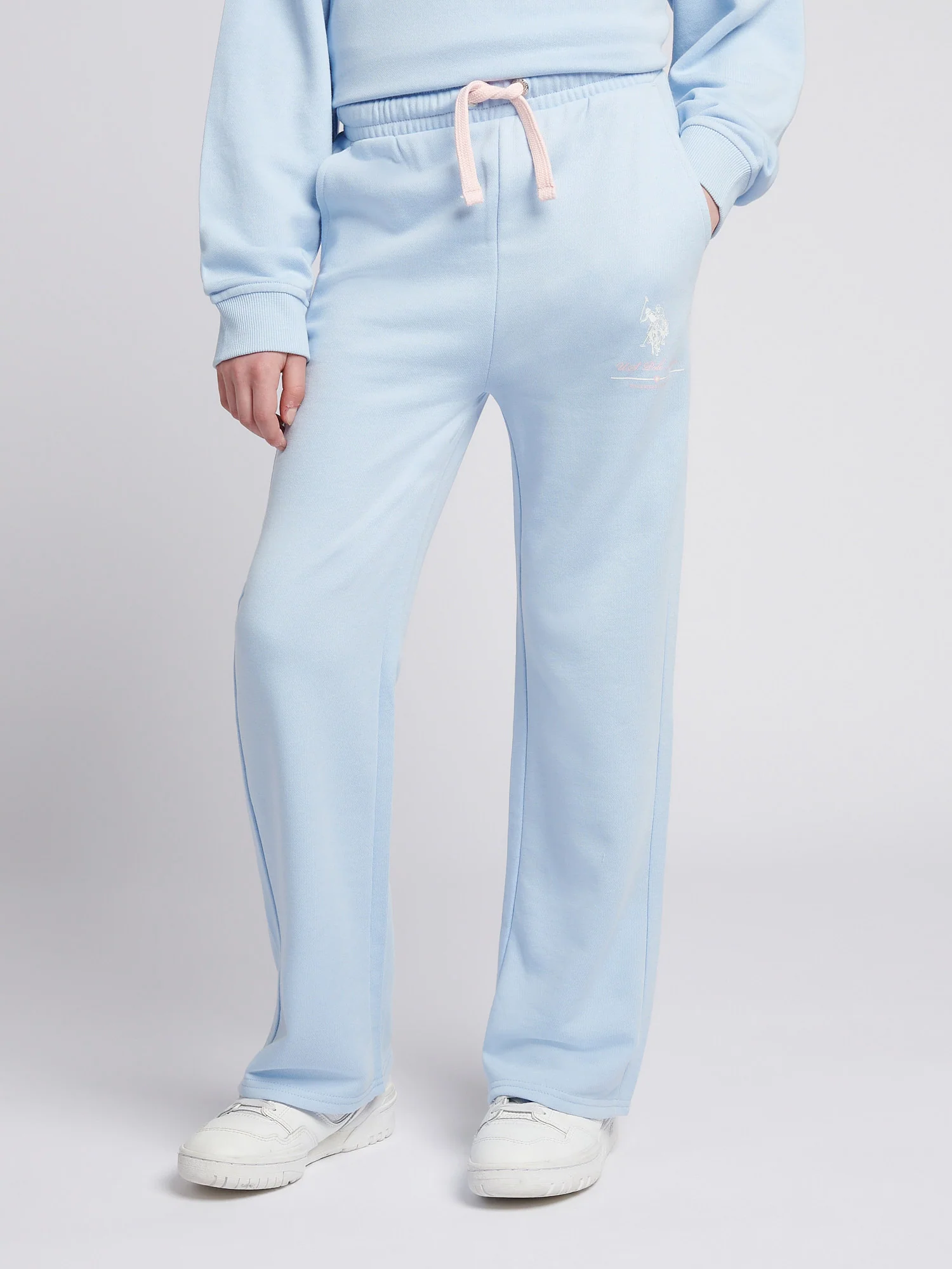 Girls Brushed Back Hoodie & Jogger Set in Windsurfer - Image 3