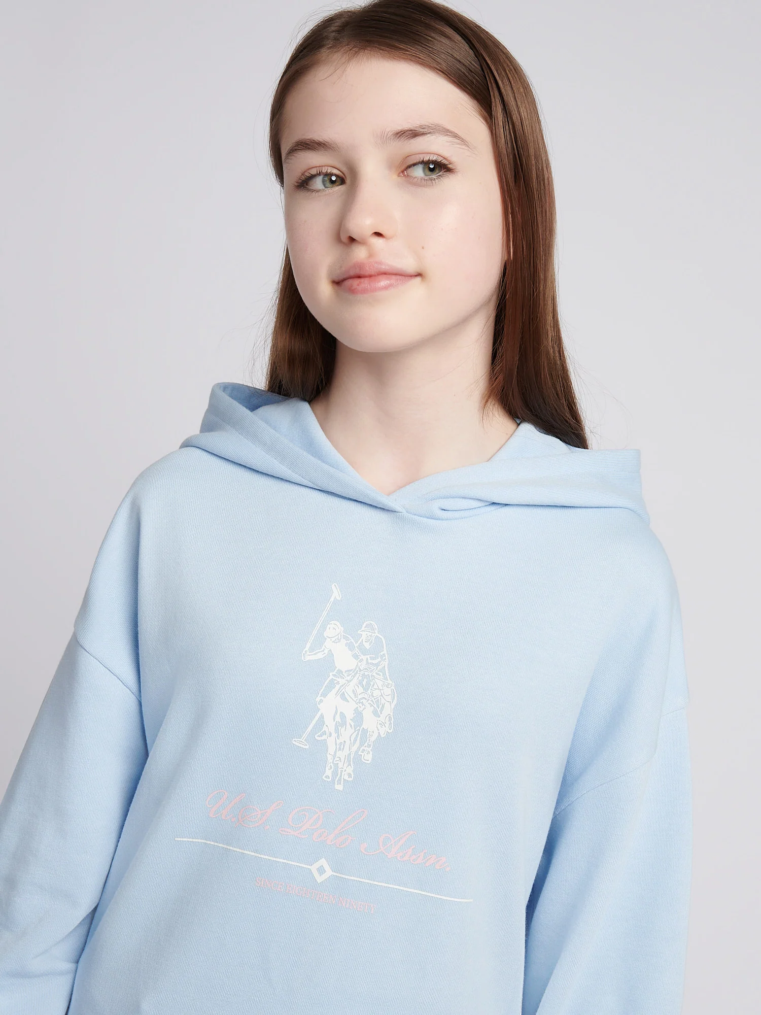 Girls Brushed Back Hoodie & Jogger Set in Windsurfer - Image 5