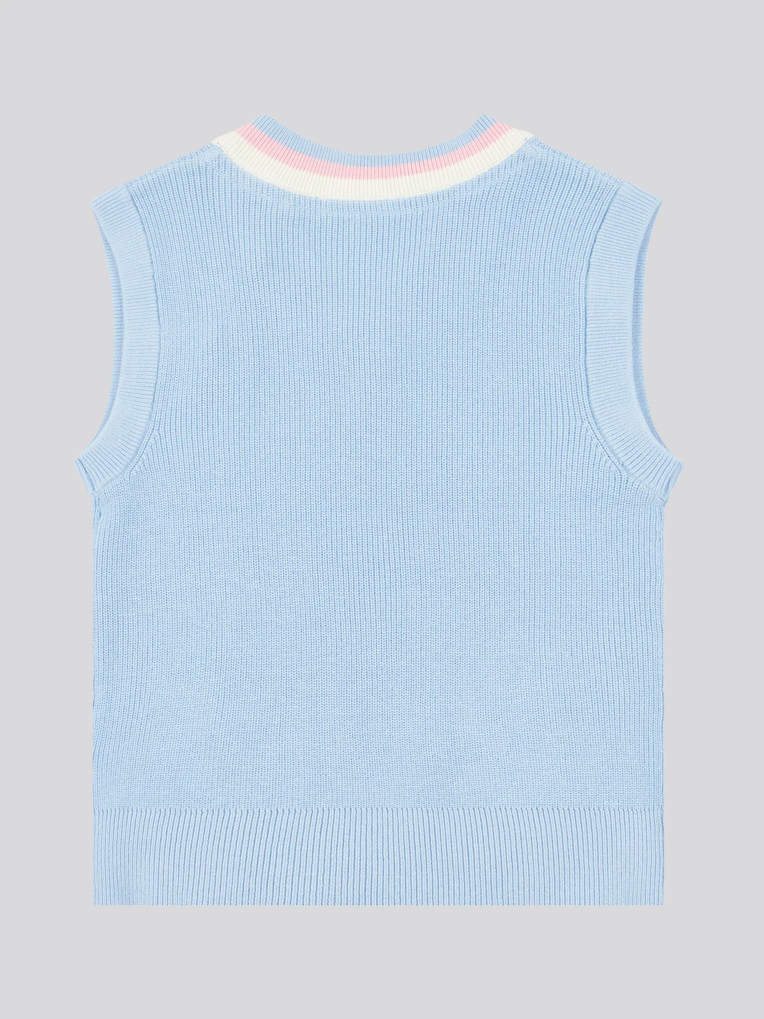 Girls Cricket Jumper Vest in Windsurfer - Image 4