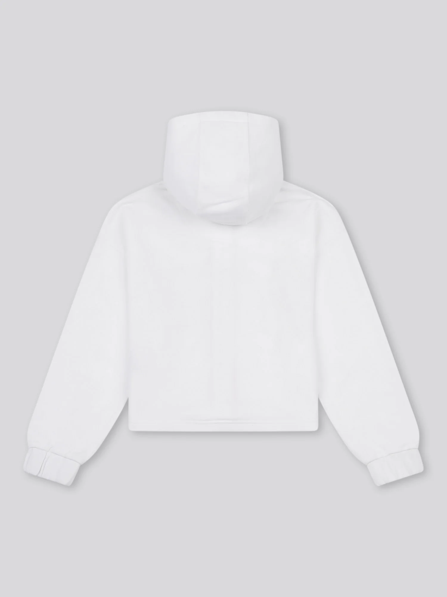 Girls Graphic Zip Through Sweat in Bright White - Image 6