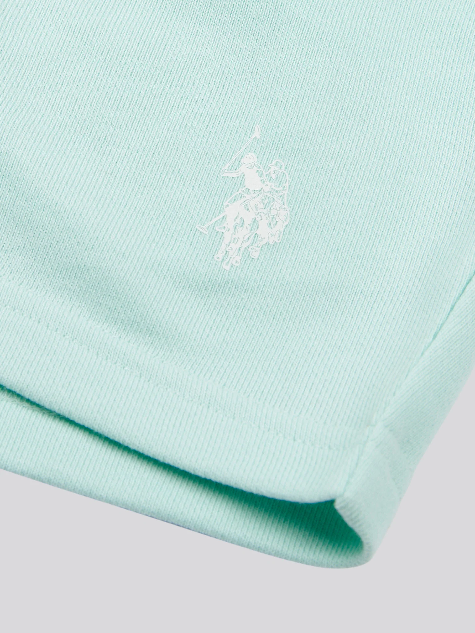 Girls Script Graphic T-Shirt & Sweat Short Set in Blue Light - Image 11
