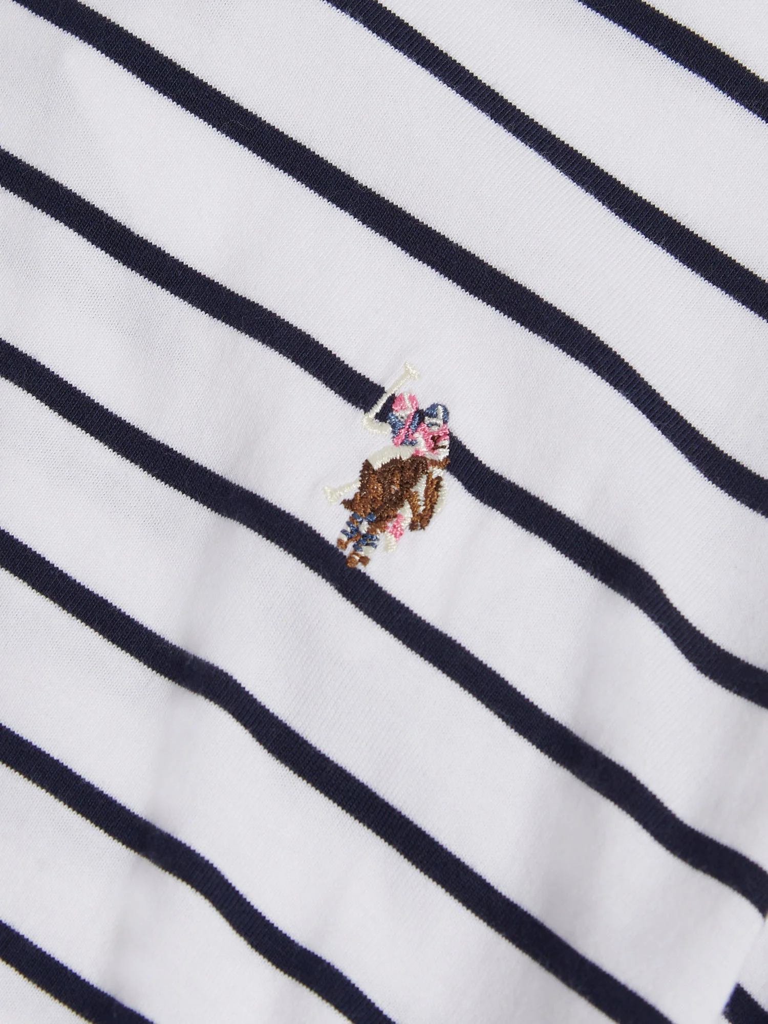Womens Stripe Tie Detail Midi Dress Bright White - Image 3