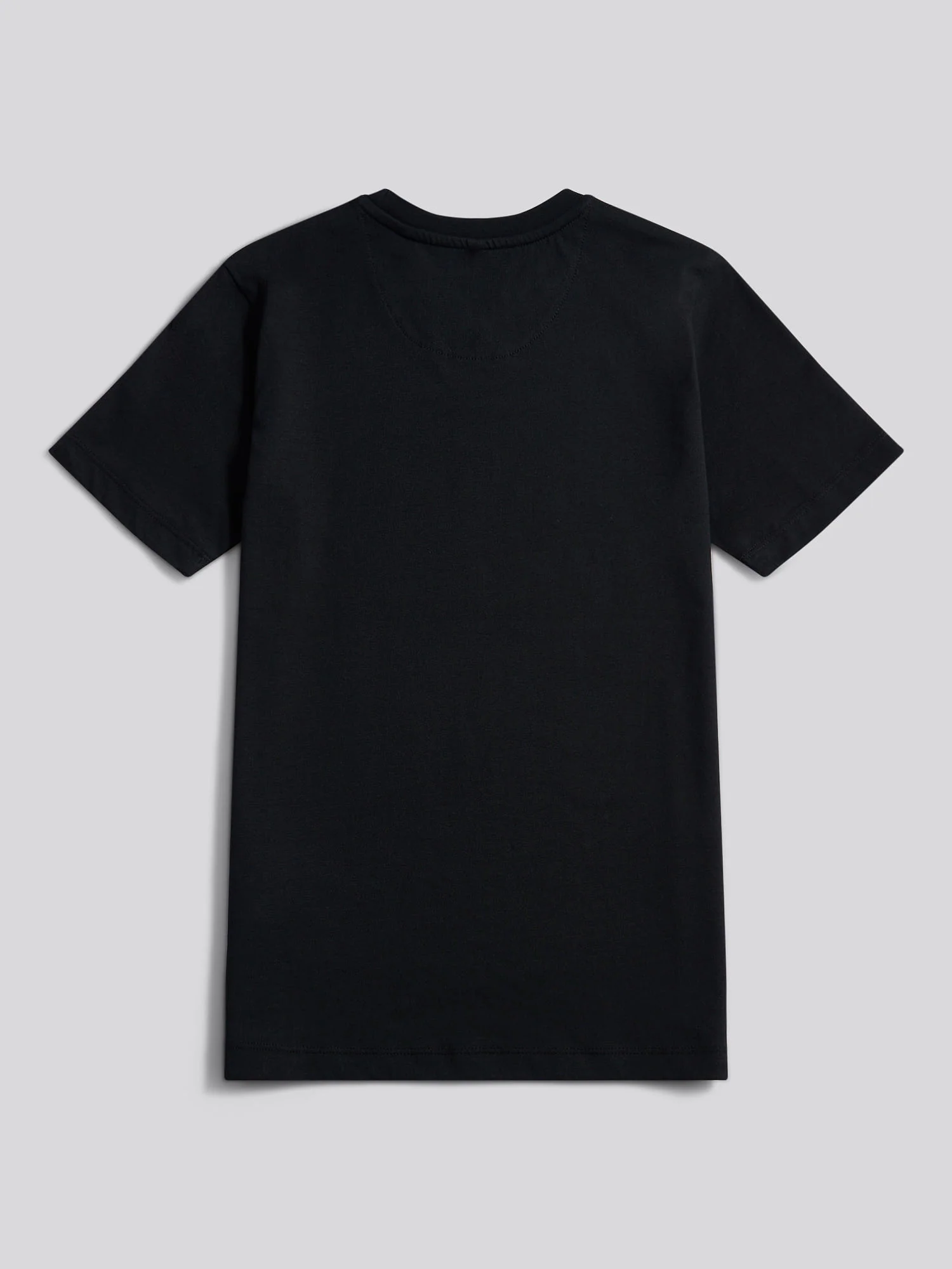 Boys Heritage Graphic Print T-Shirt in Black - Image 6