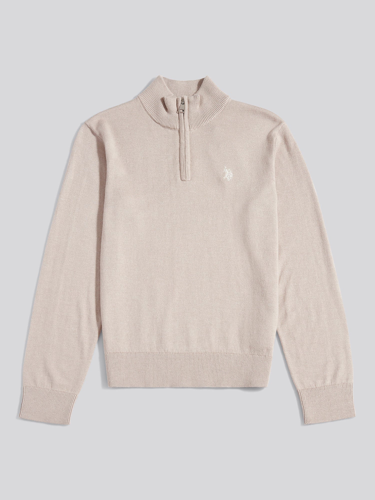 Boys Knitted Cotton Rich 1/4 Zip Atmosphere - Image 5