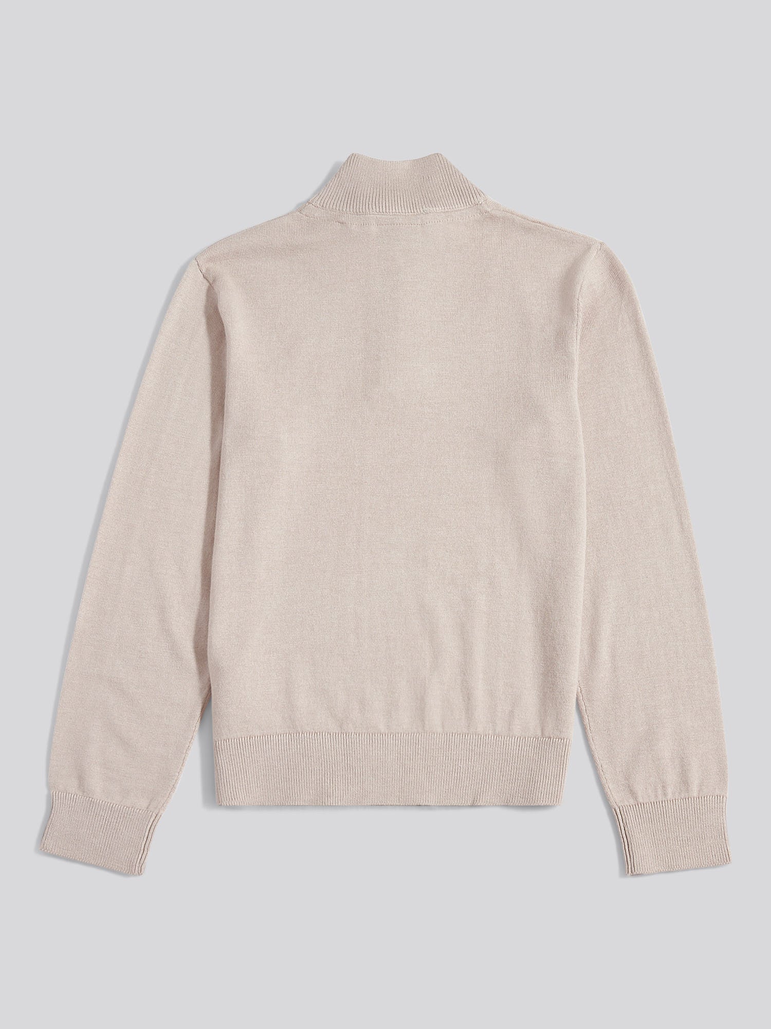 Boys Knitted Cotton Rich 1/4 Zip Atmosphere - Image 6