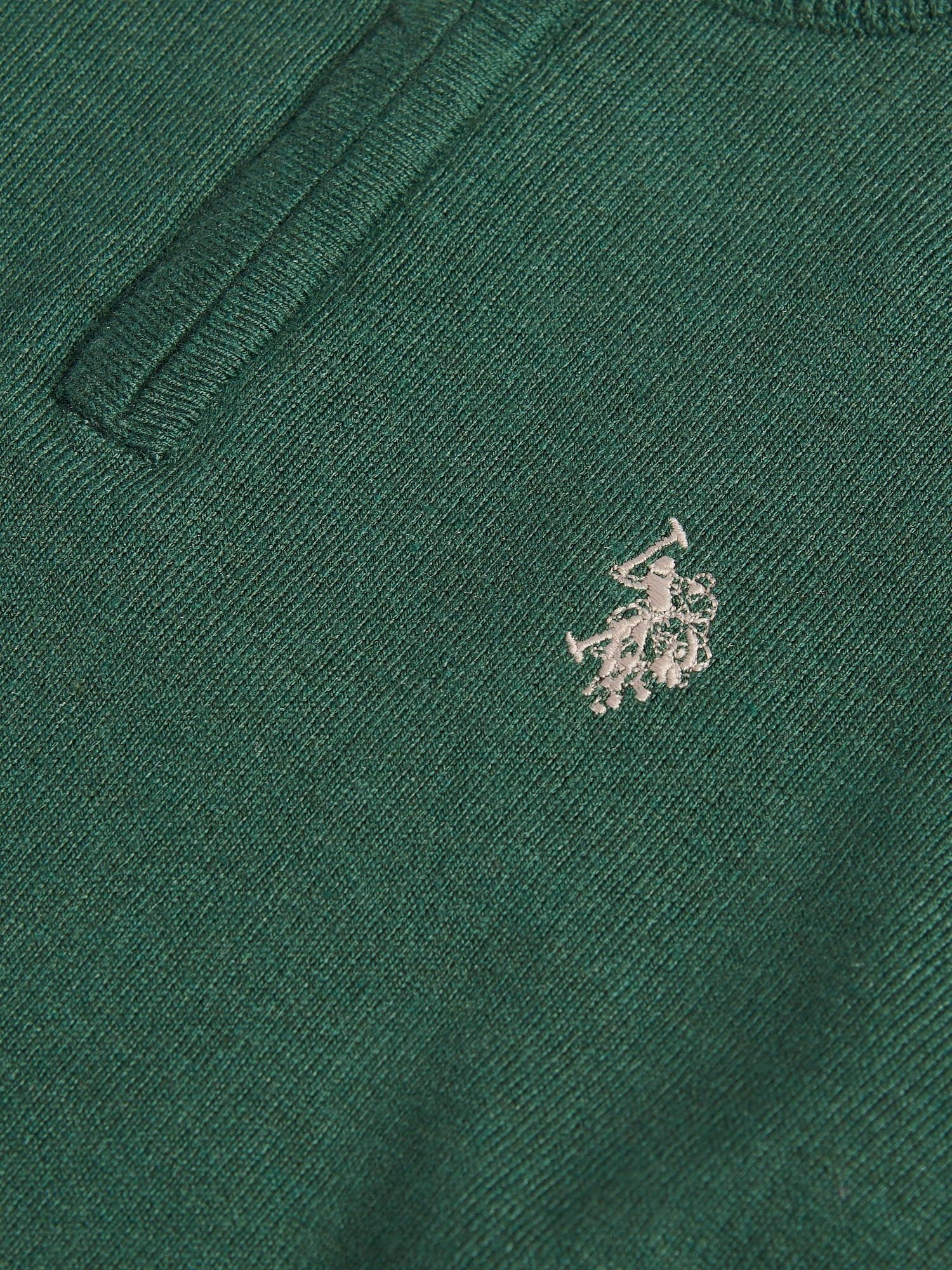 Boys Knitted Cotton Rich 1/4 Zip Pineneedle - Image 7