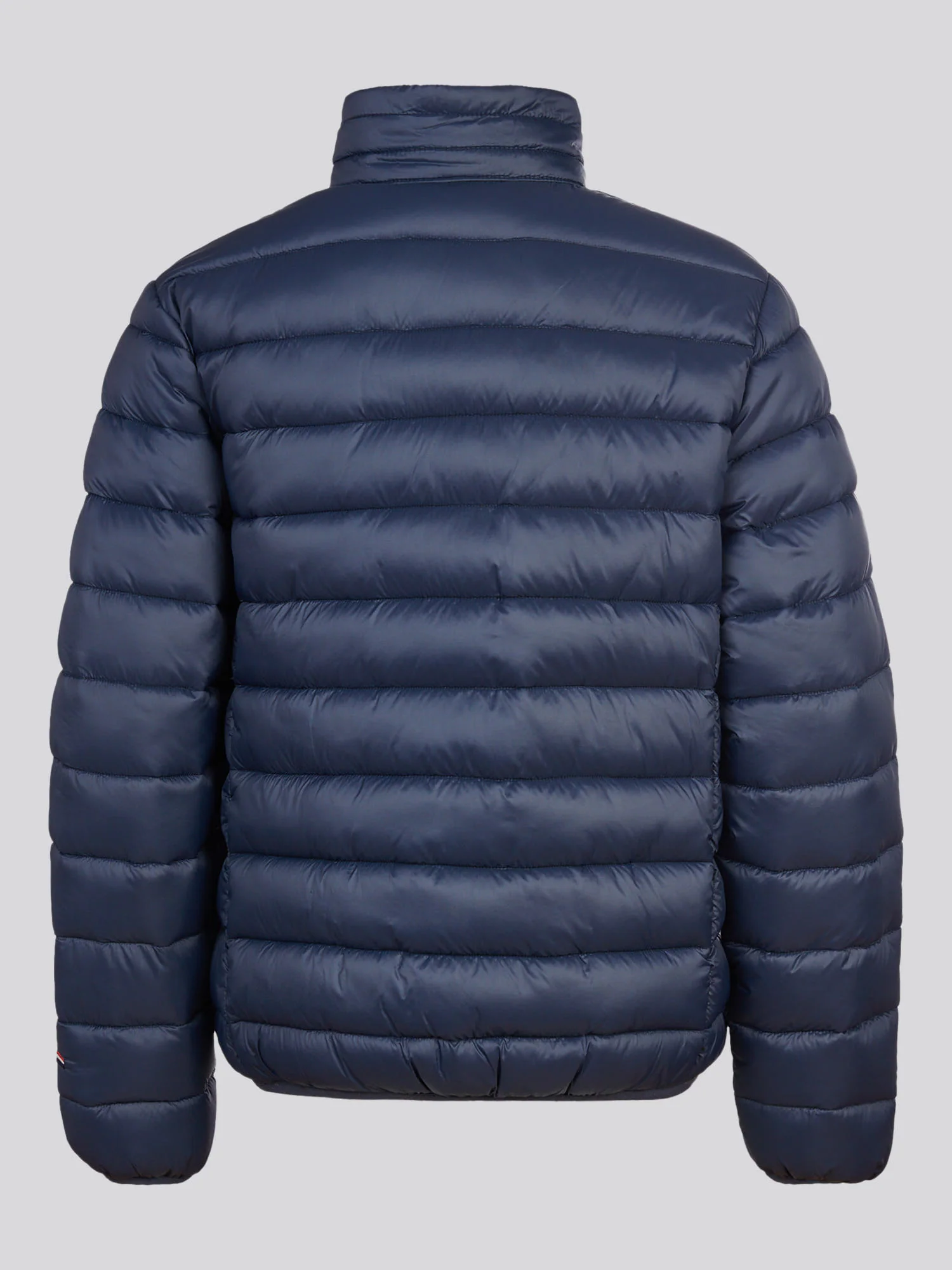 Boys Lightweight Quilted Jacket Dark Sapphire Navy / Haute Red DHM - Image 7