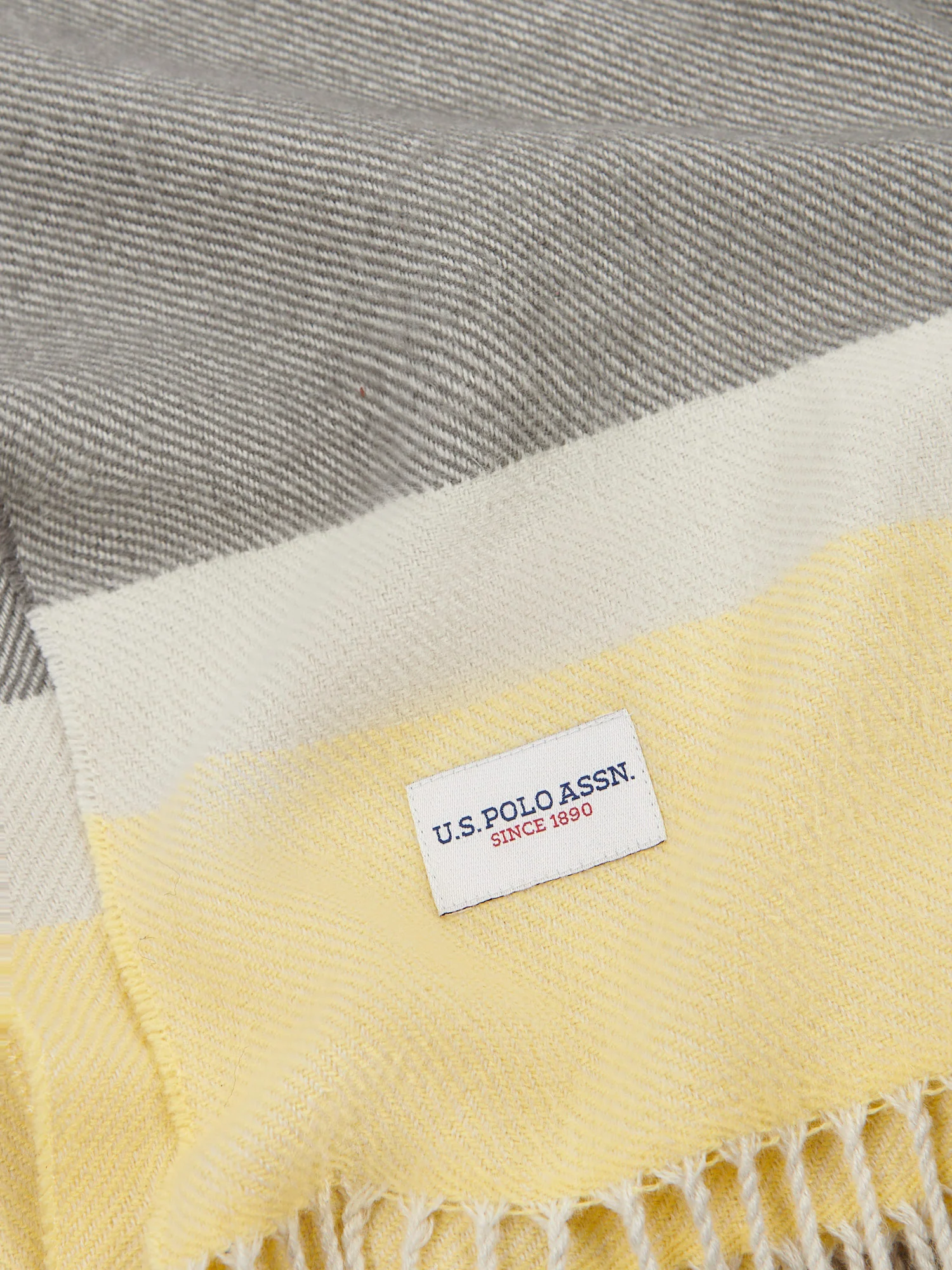 Luxury Breton Stripe Throw in Tornado - Image 6