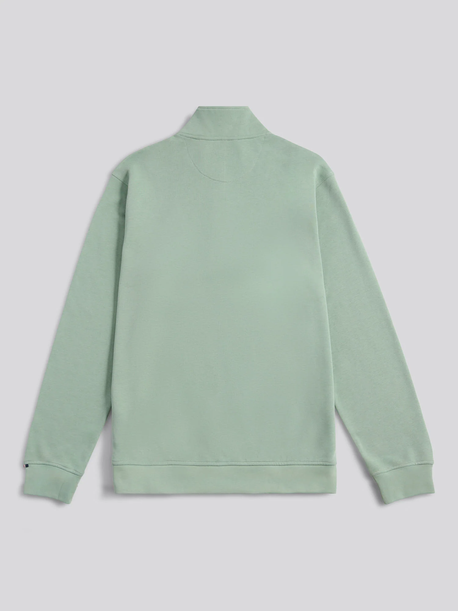 Mens 1/4 Zip Sweatshirt Iceberg Green - Image 7