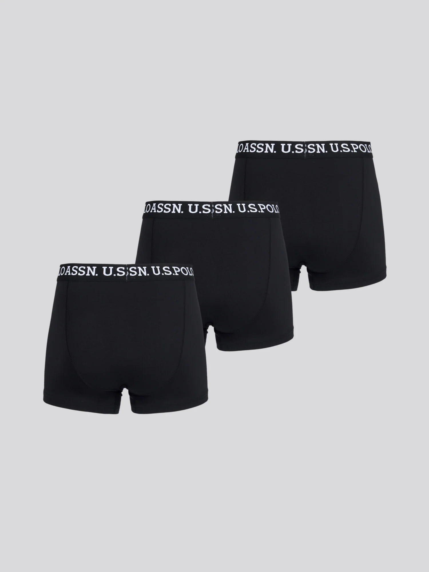 Mens 3 Pack Boxer Shorts Black - Image 8