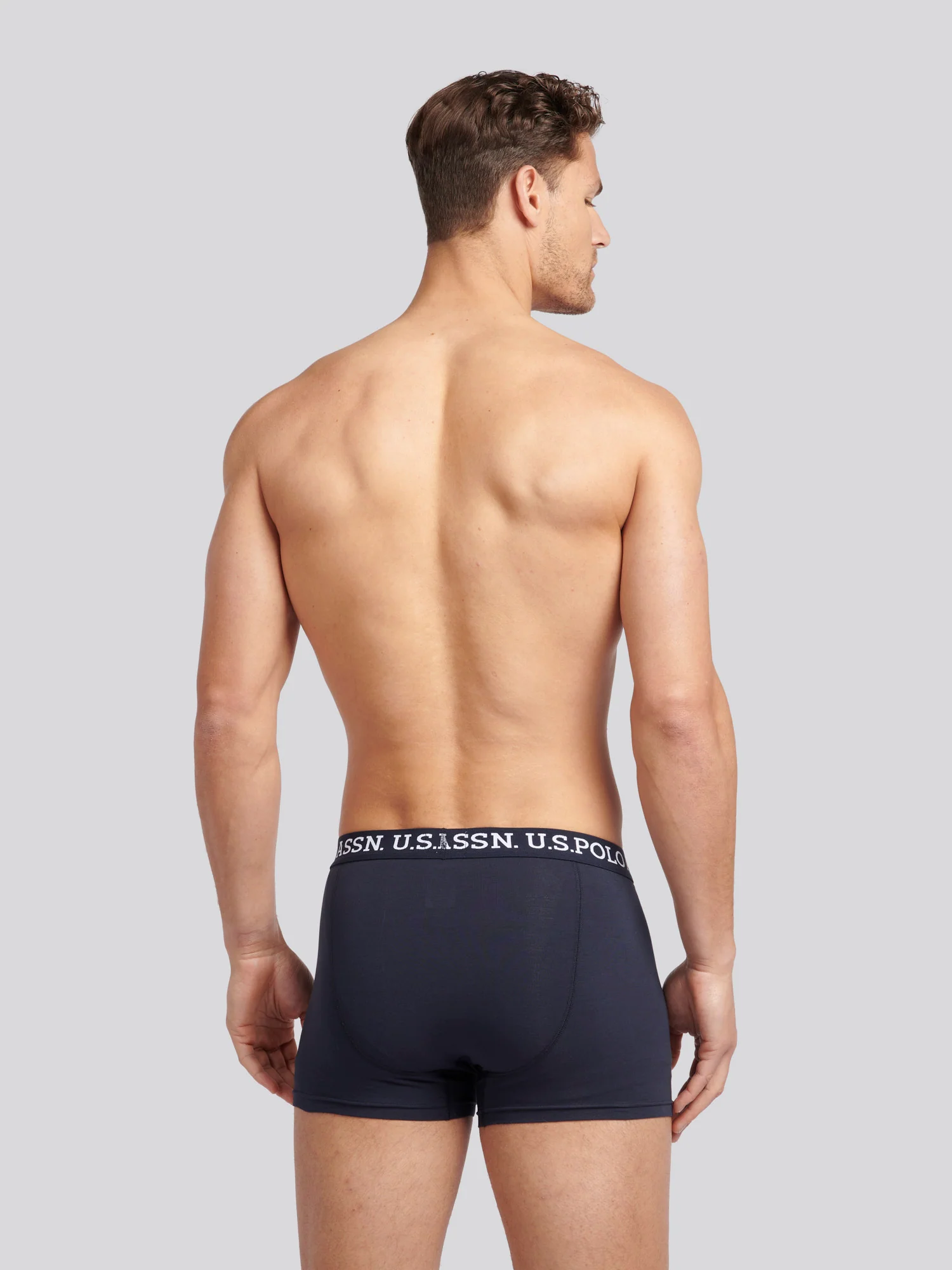 Mens 3 Pack USPA Trunk Dark Sapphire Navy - Image 10
