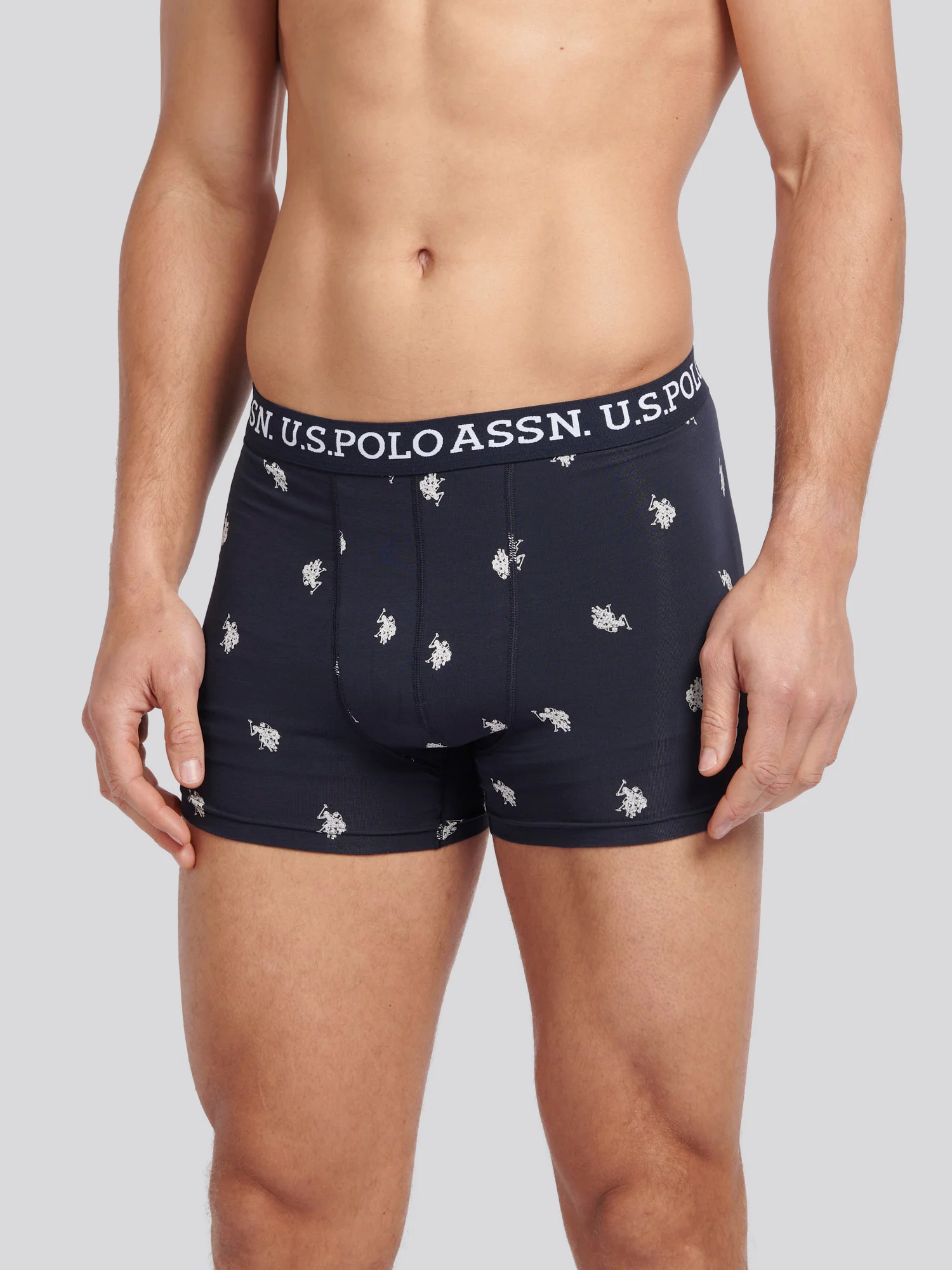 Mens 3 Pack USPA Trunk Dark Sapphire Navy - Image 11