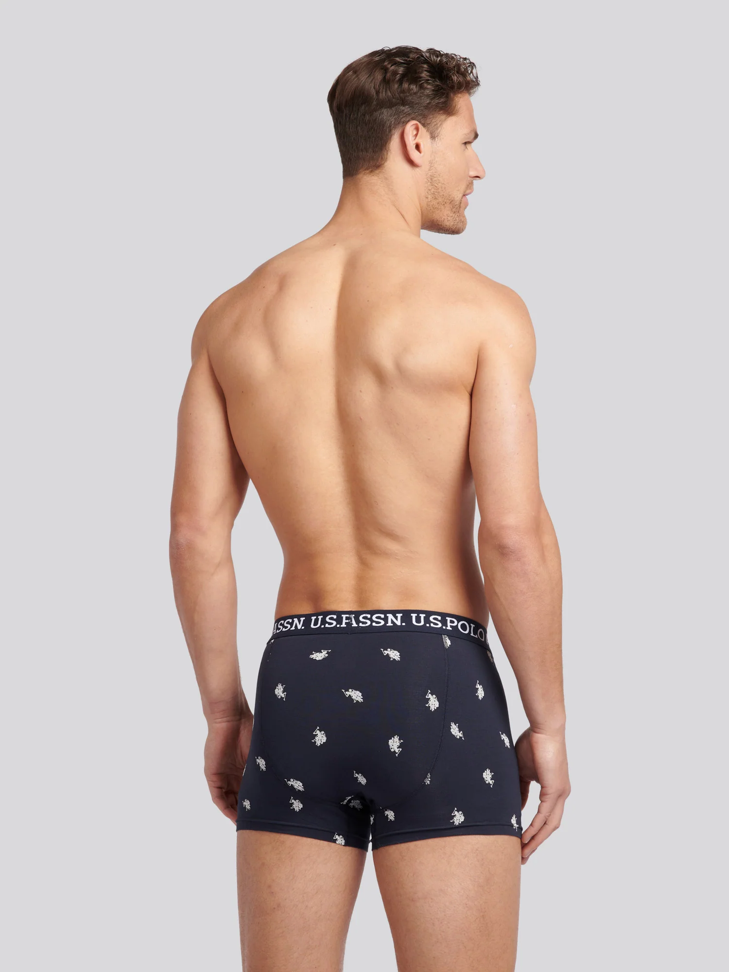 Mens 3 Pack USPA Trunk Dark Sapphire Navy - Image 13