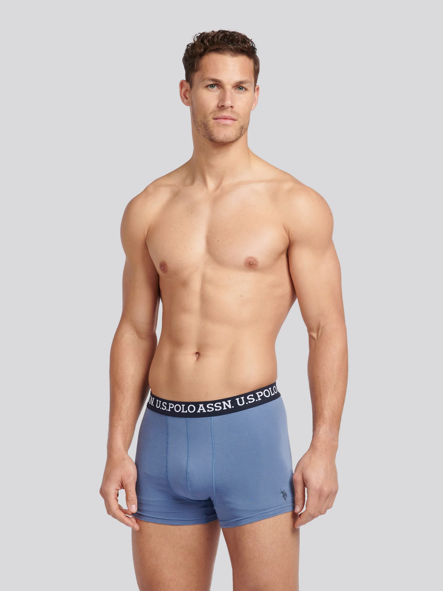Mens 3 Pack USPA Trunk Dark Sapphire Navy - Image 4