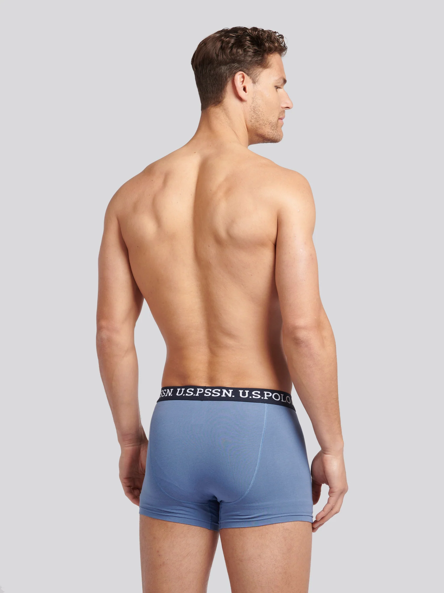 Mens 3 Pack USPA Trunk Dark Sapphire Navy - Image 6