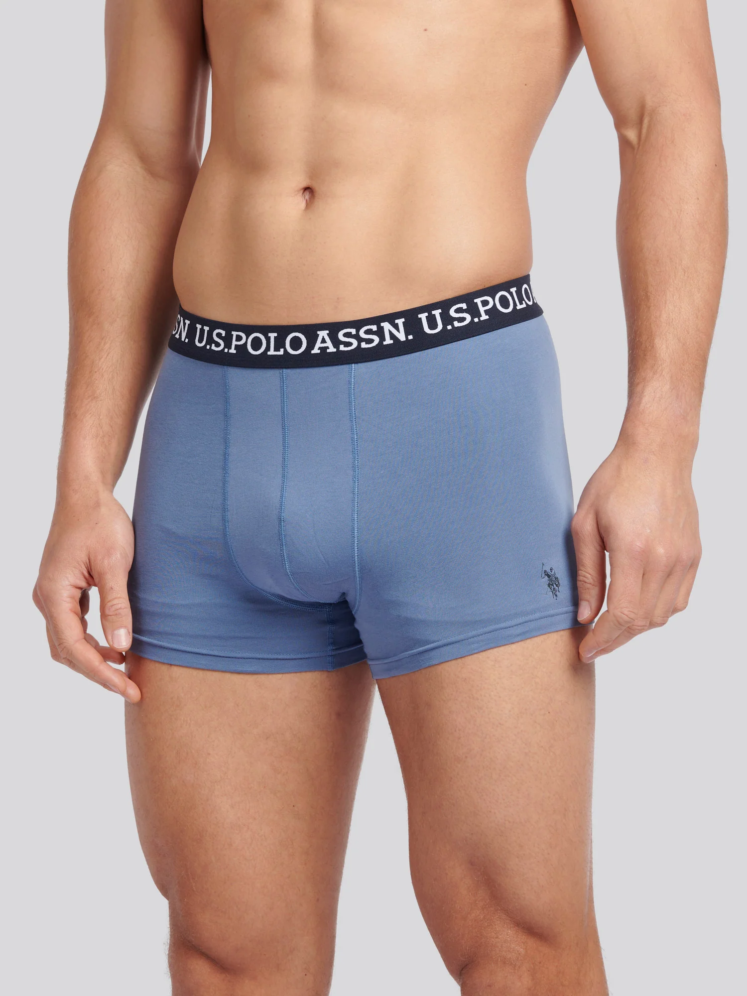 Mens 3 Pack USPA Trunk Dark Sapphire Navy - Image 7