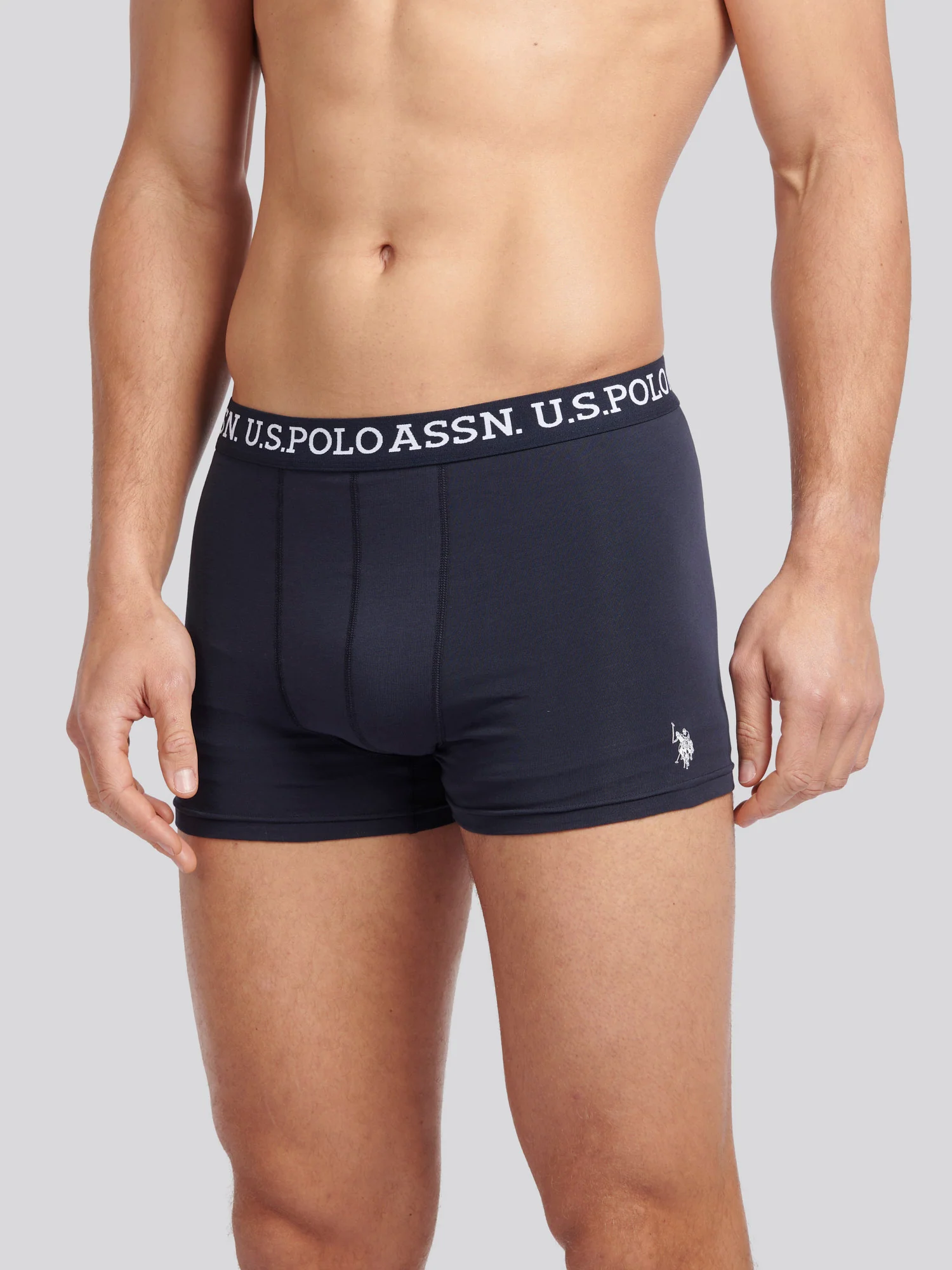 Mens 3 Pack USPA Trunk Dark Sapphire Navy - Image 8